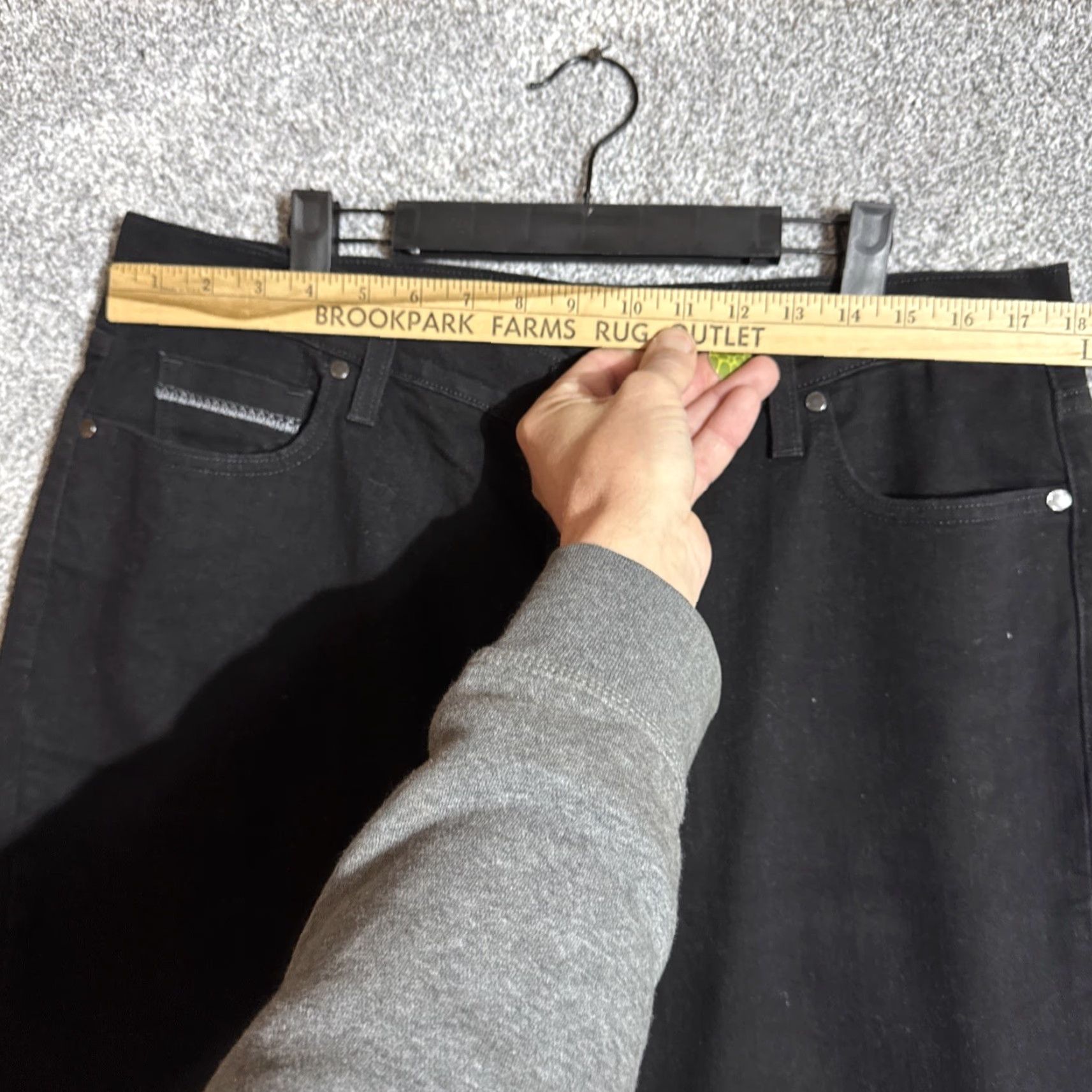 Levi's Levi's Jeans 505 Womens Size 16 Regular Straight Dark Wash 33x30 Streetwear Casual 77% Cotton 22% Polyester 1% Spandex Size 38" / US 16 / IT 52 - 3 Thumbnail