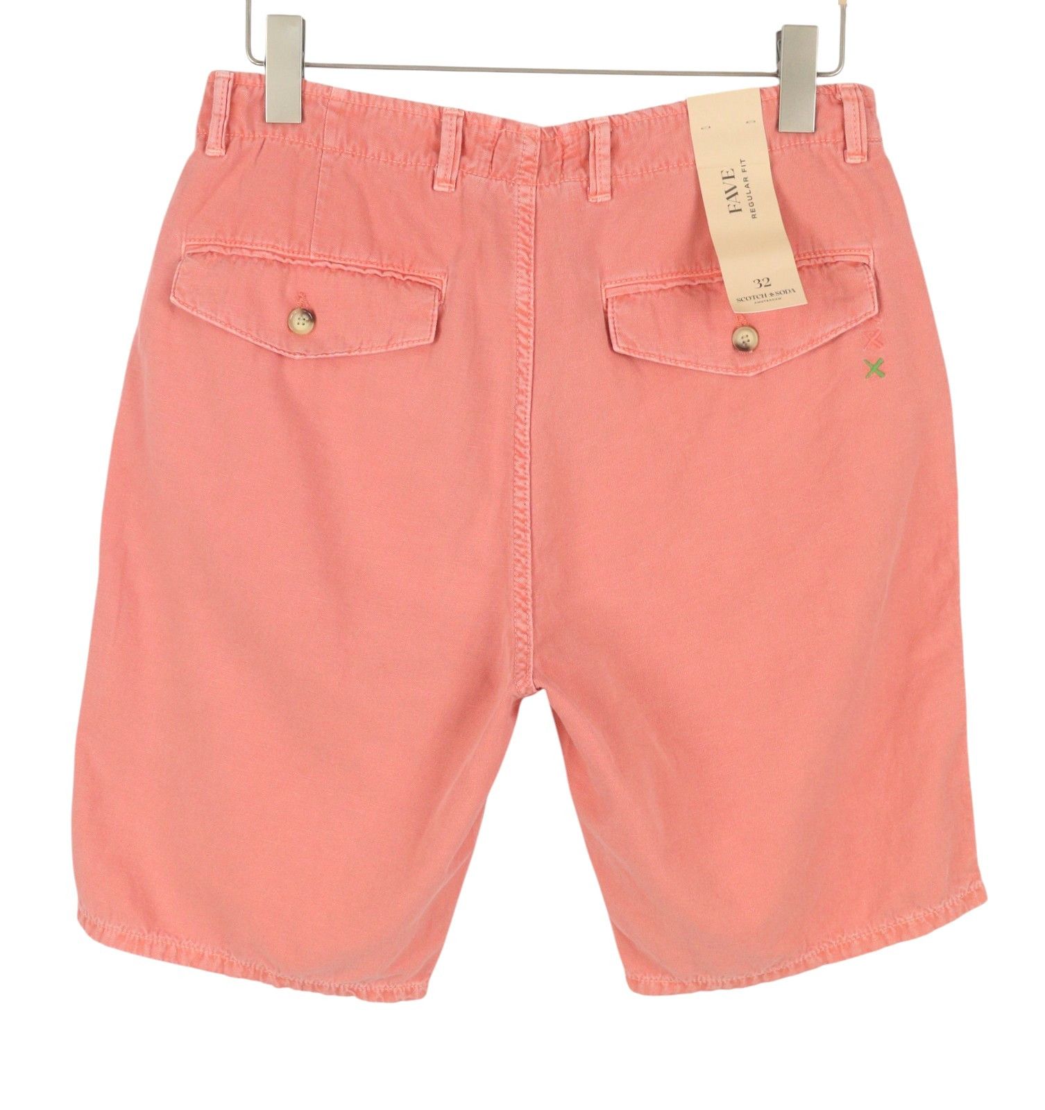 Scotch & Soda FAVE W32 Pink Flamingo Linen Blend Regular 91022 Size US 32 / EU 48 - 4 Thumbnail