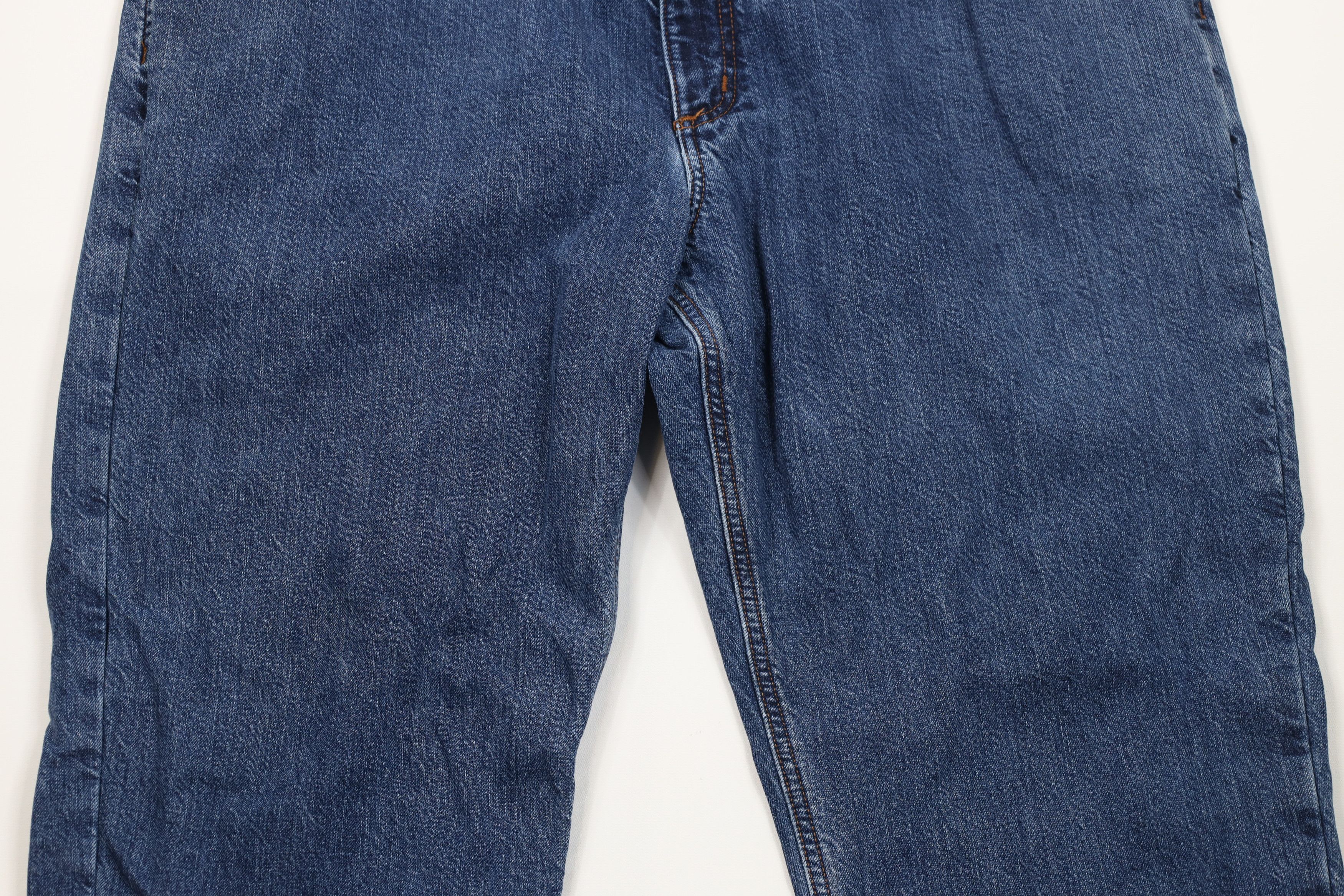 Carhartt Vintage Carhartt Fit Flannel Lined Wide Leg Jeans Blue Size US 42 / EU 58 - 4 Thumbnail