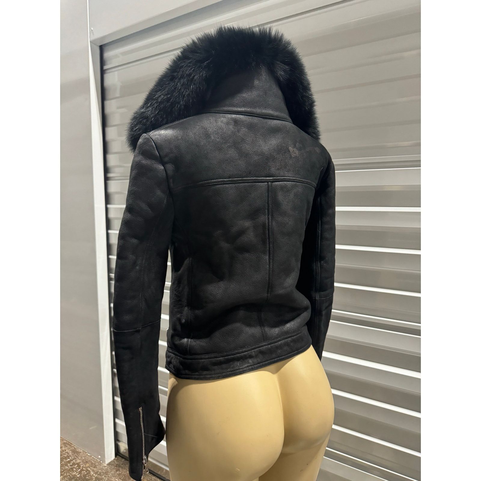 Theory Black fur Theory leather coat Size XS / US 0-2 / IT 36-38 - 9 Thumbnail