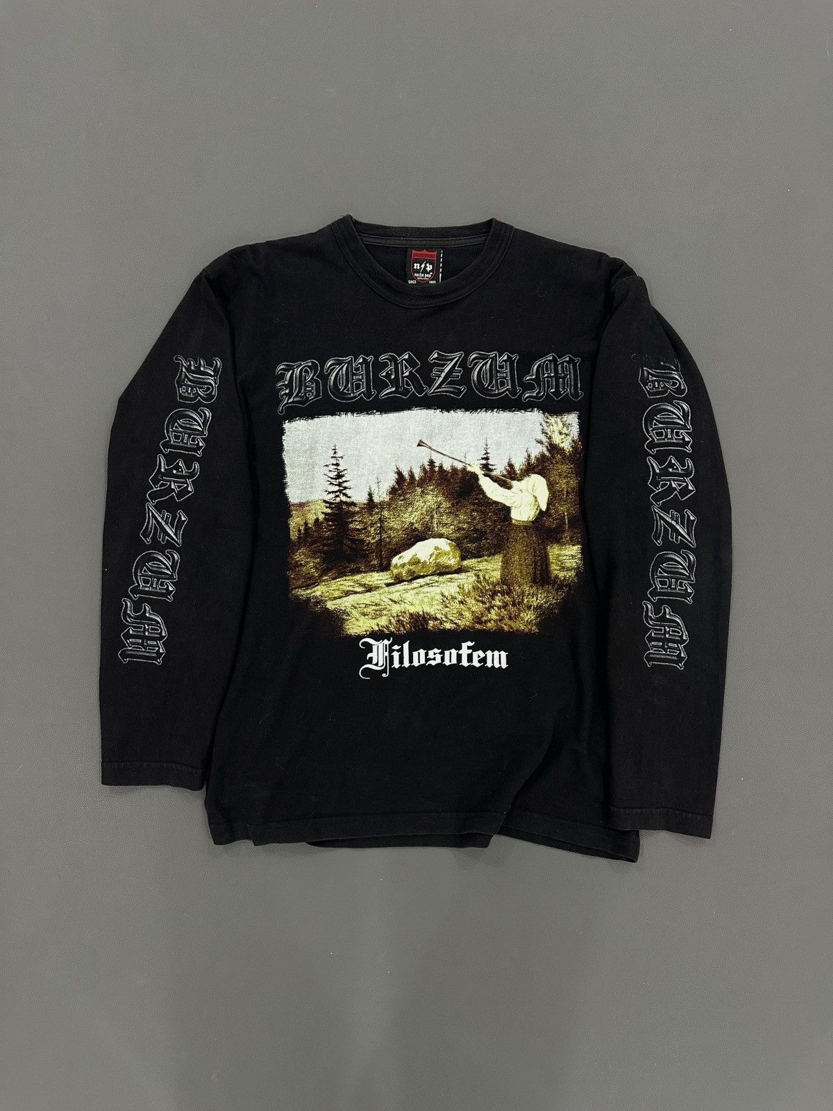 Vintage Vintage Burzum long sleeve band tee Size US L / EU 52-54 / 3 - 9 Thumbnail