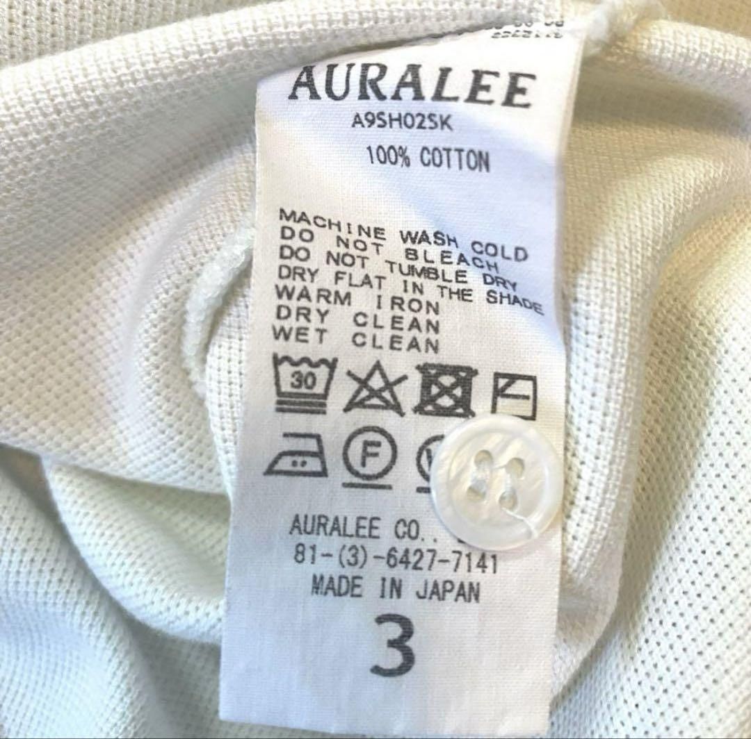 Auralee Henley Tee Shirt Size US S / EU 44-46 / 1 - 5 Thumbnail