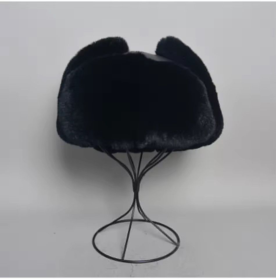 Japanese Brand Unisex RealRabbit Fur Ushanka Trapper Hat Size M Size ONE SIZE - 6 Thumbnail