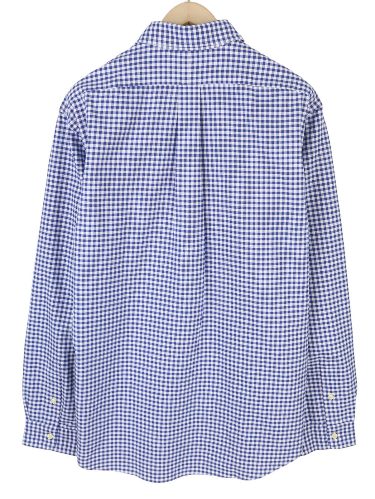 Ralph Lauren CORE REPLEN XL Blue Check Button-Down Neck Casual 87007 Size US XL / EU 56 / 4 - 2 Thumbnail
