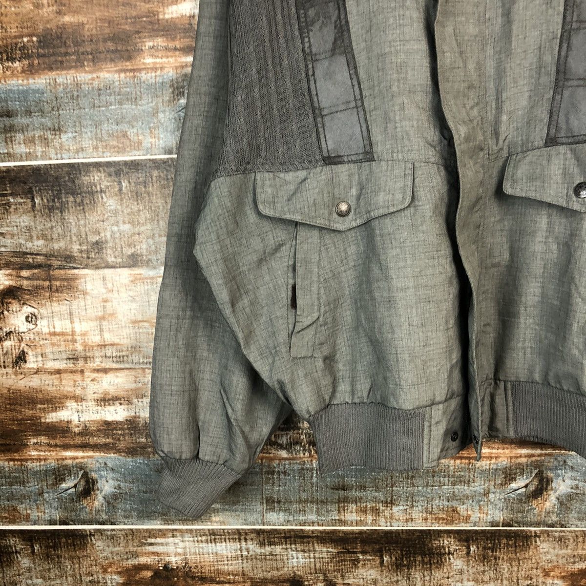 Gulk Club Grey vintage Jacket japan #A1608