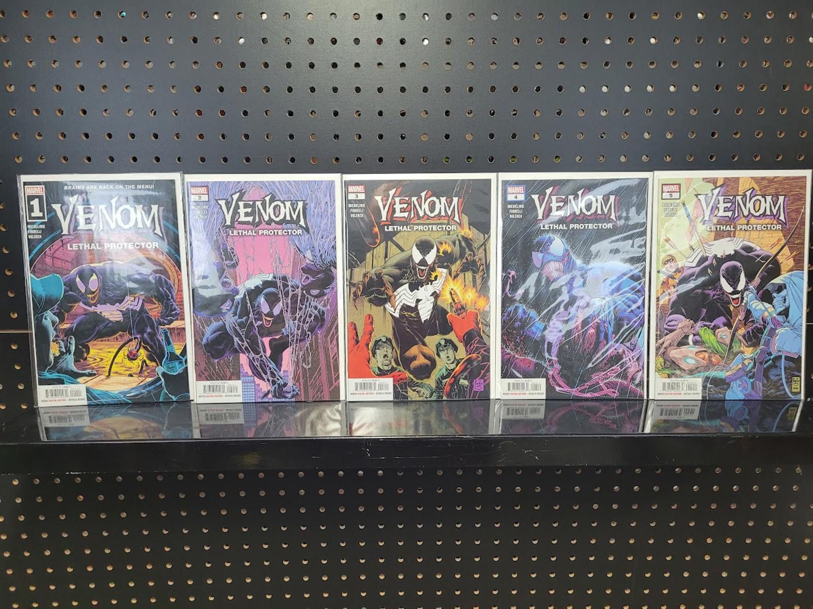 Marvel Comics Marvel Venom Lethal Protector Comic Set #1-5 Collector's Gem Size ONE SIZE - 1 Thumbnail