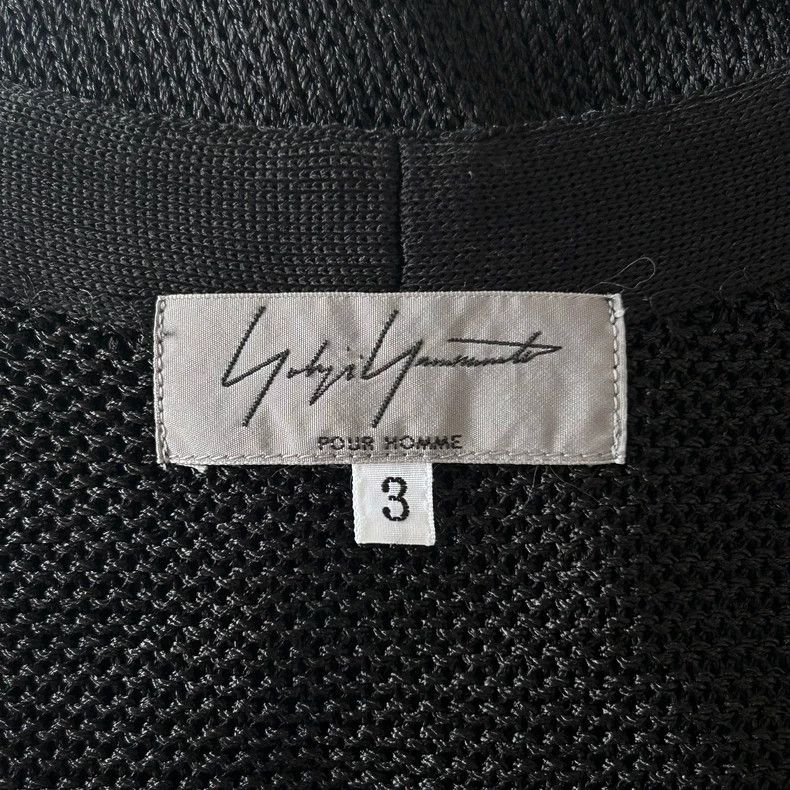 Yohji Yamamoto Yohji Yamamoto 04ss lace cutout knit cardigan sweater Size US L / EU 52-54 / 3 - 7 Thumbnail