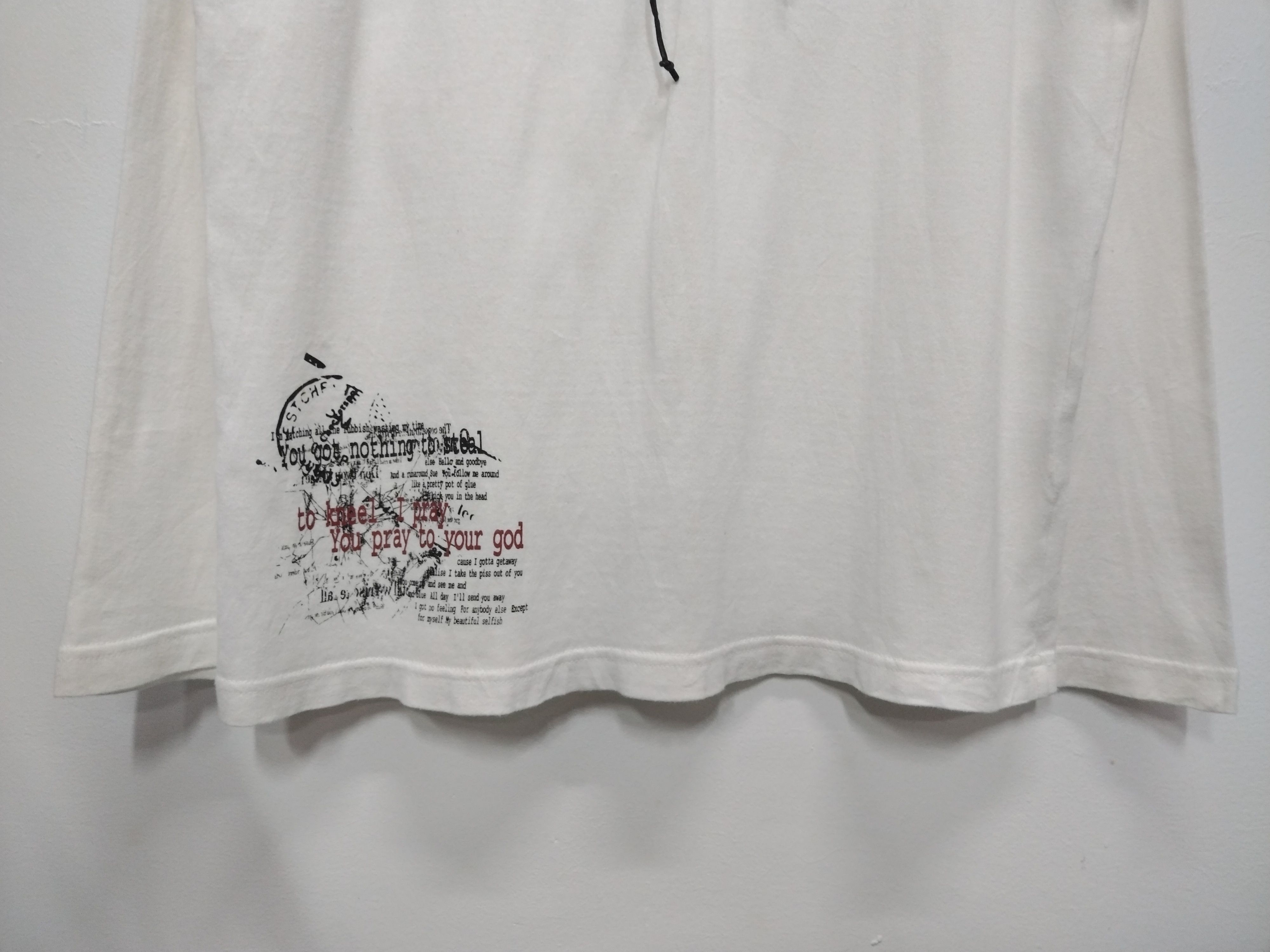 14th Addiction × KMRii × Yasuyuki Ishii EUPHUISTIC-Japanesese Poem Seditionaries Punk Style L/Sleeve Size US L / EU 52-54 / 3 - 5 Thumbnail
