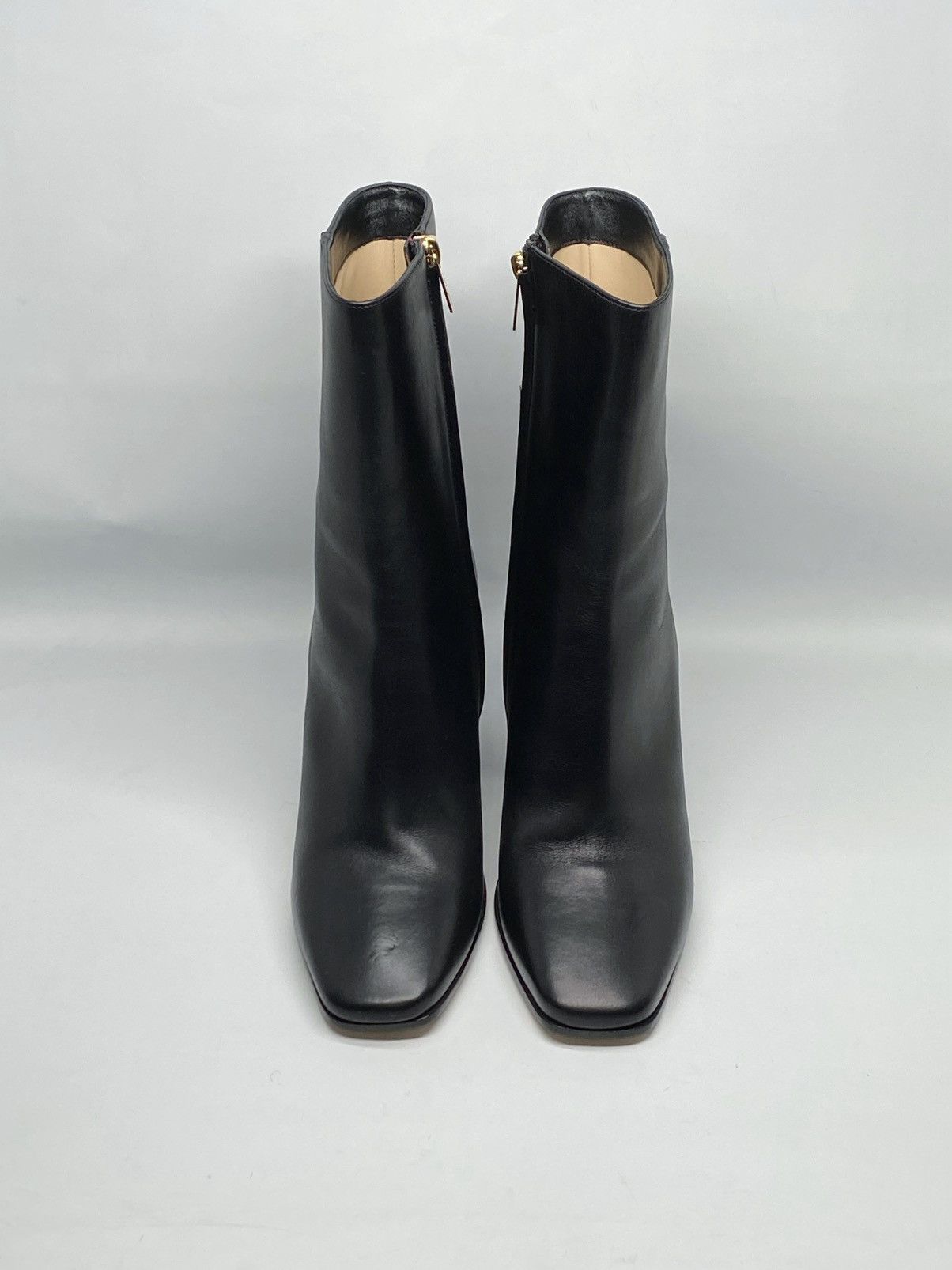 Jimmy Choo Jimmy Choo Loren 85MM Leather Ankle Boots size 40 Size US 10 / IT 40 - 4 Thumbnail