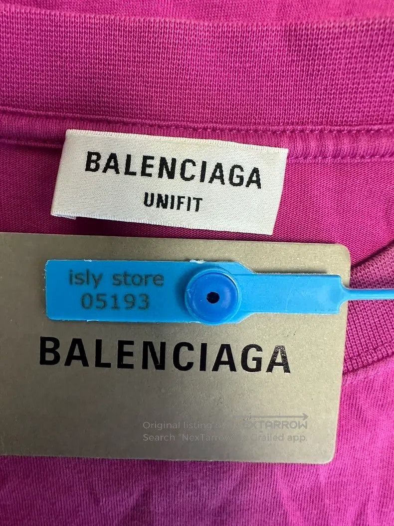 Balenciaga Balenciaga Solid Color Crew Neck Cotton Short Sleeve Size US S / EU 44-46 / 1 - 4 Thumbnail