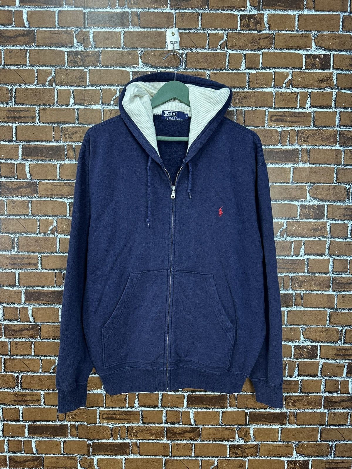 Polo Ralph Lauren Vintage Polo Ralph Lauren Fade Hoodie Z382 Size US L / EU 52-54 / 3 - 1 Thumbnail