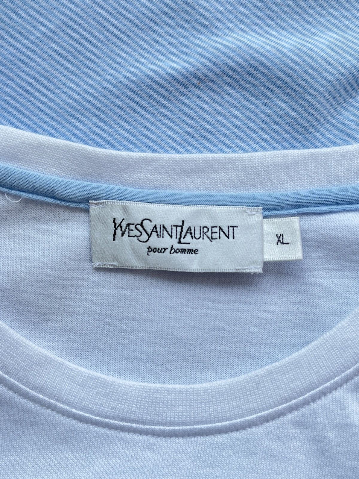 Yves Saint Laurent Vintage Yves Saint LAURENR Striped T-Shirt Archive 90s Size US L / EU 52-54 / 3 - 6 Thumbnail