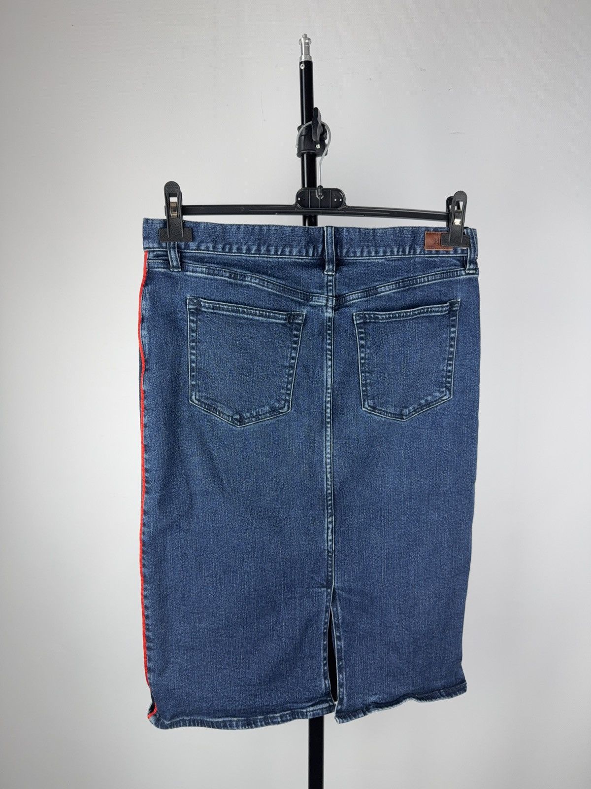 Polo Ralph Lauren Vintage 00s Luxury Polo Ralph Lauren Midi Skirt Retro Y2K Size 31" - 5 Thumbnail