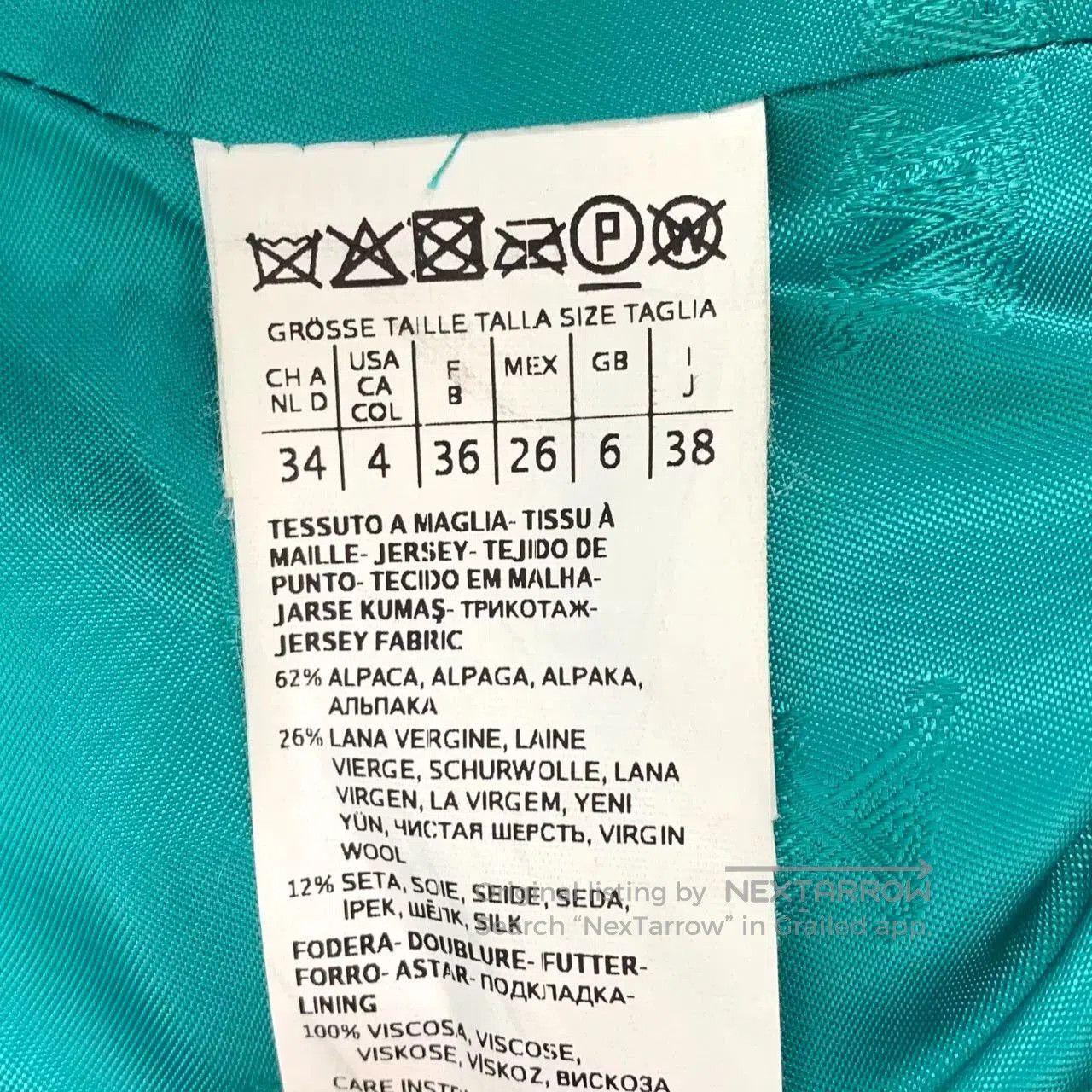 Other maxmara turquoise teddy double. Size US M / EU 48-50 / 2 - 6 Thumbnail