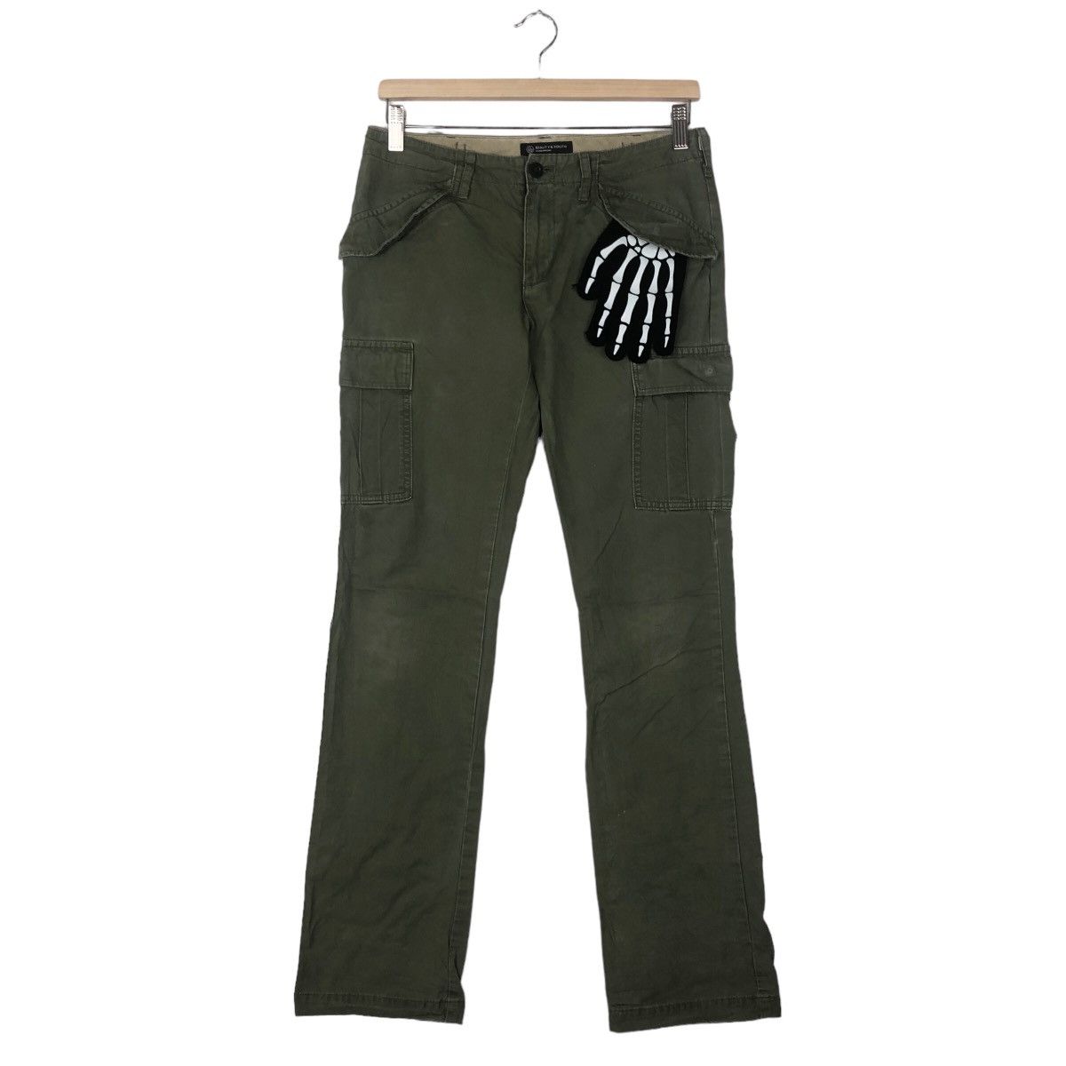 BEAUTY&YOUTH 🔥MILITARY DESIGN CARGO PANTS BEAUTY & YOUTH JAPAN Size US 28 / EU 44 - 1 Thumbnail