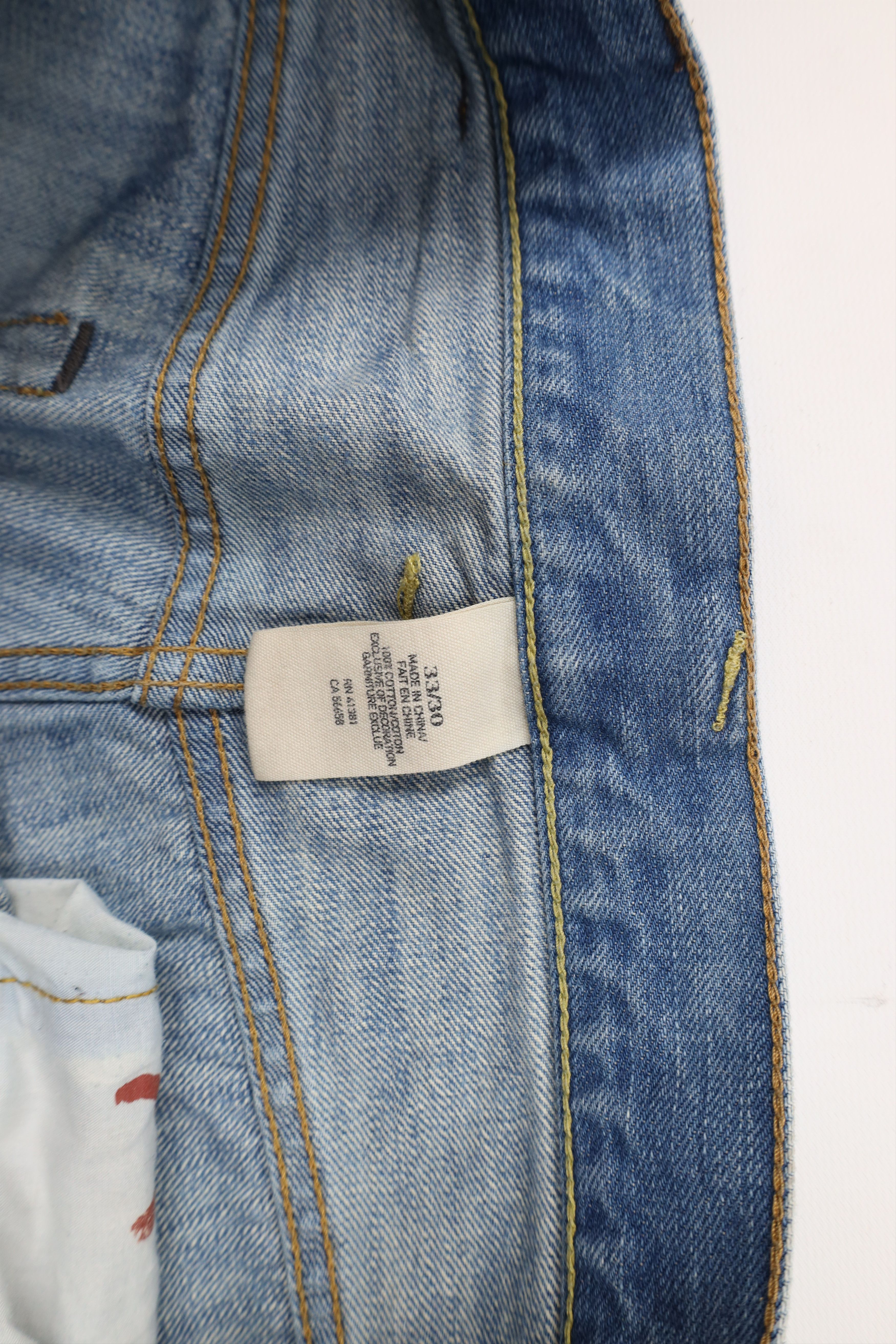 Polo Ralph Lauren × Vintage Vintage Ralph Lauren 67 Vintage Cut Wide Leg Jeans Blue Size US 33 - 11 Thumbnail