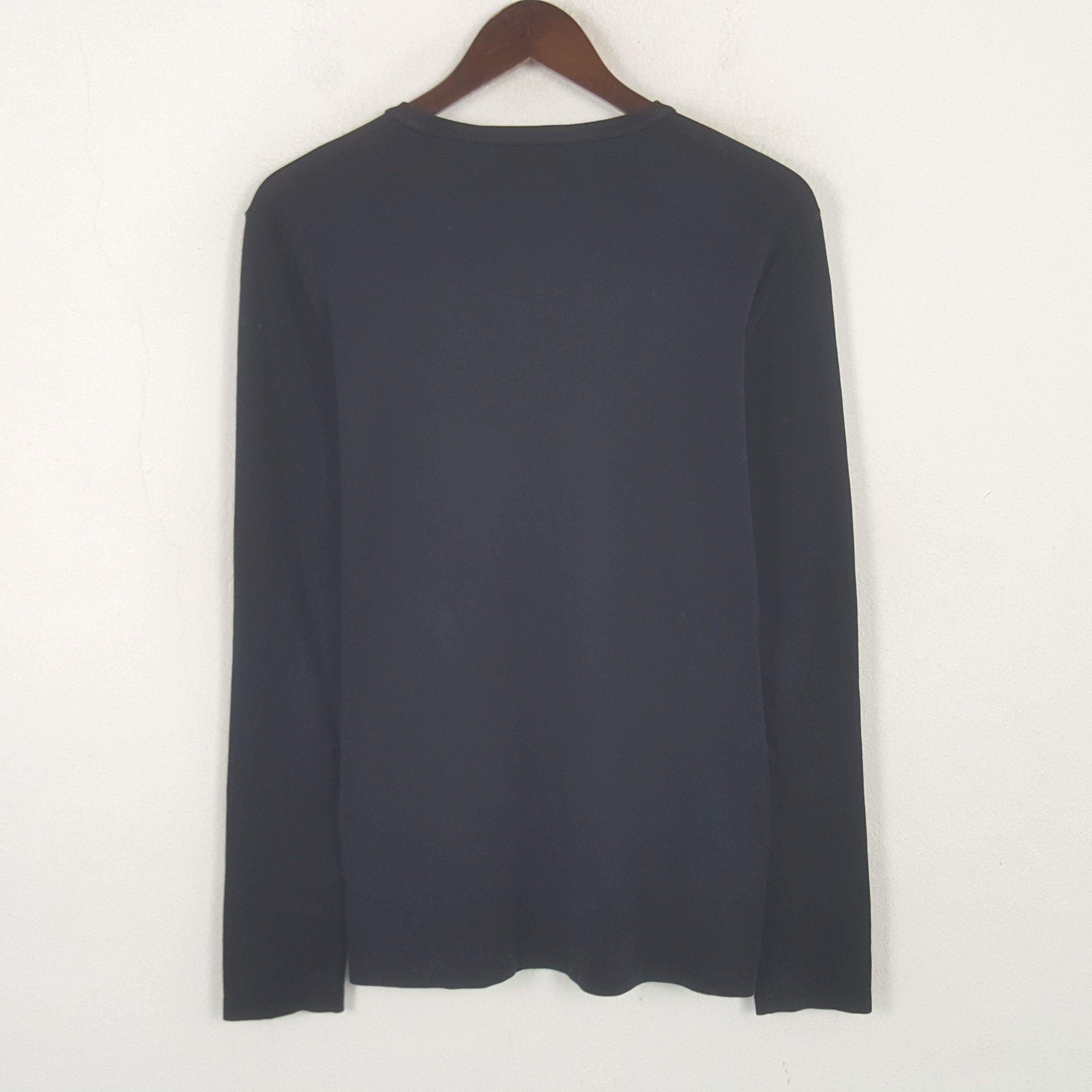 Prada Vintage Prada Plain Black Tshirt Size US M / EU 48-50 / 2 - 2 Thumbnail