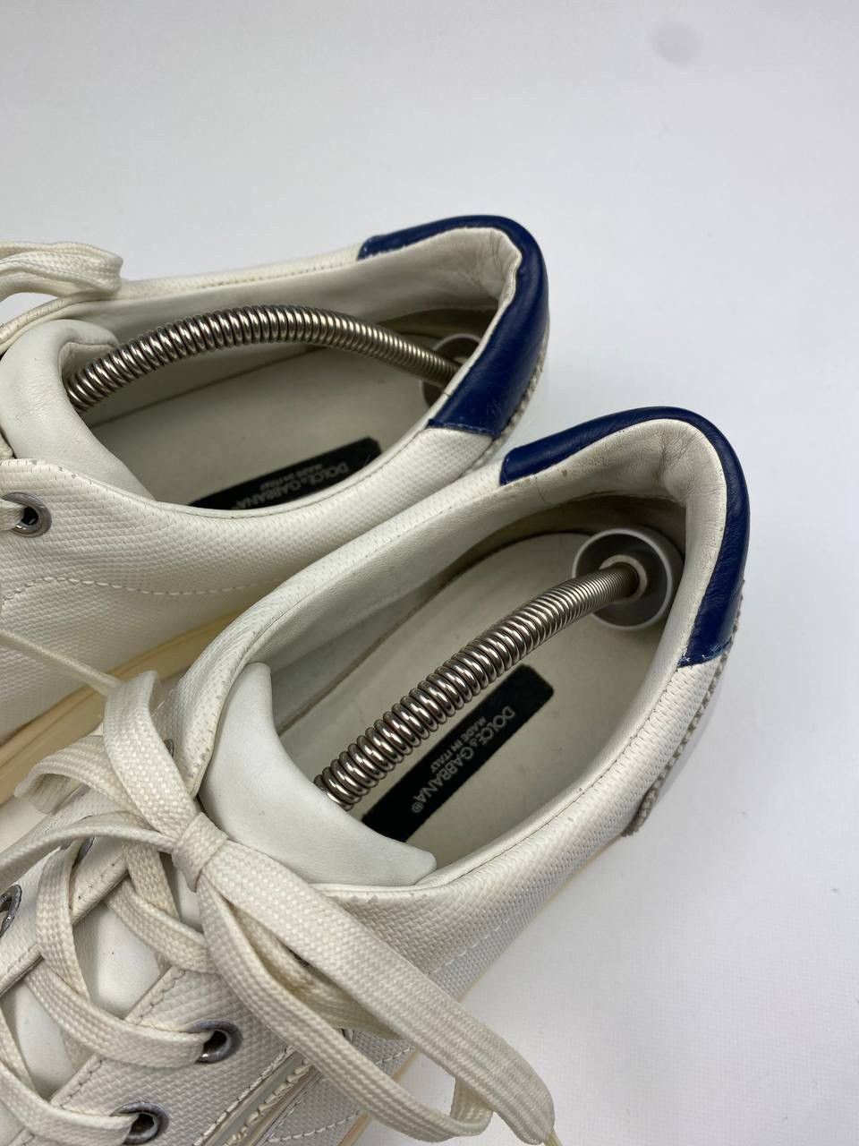 Dolce & Gabbana × Vintage DOLCE GABBANA MENS LEATHER SNEAKERS CASUAL SHOES Size US 7 / EU 40 - 5 Thumbnail