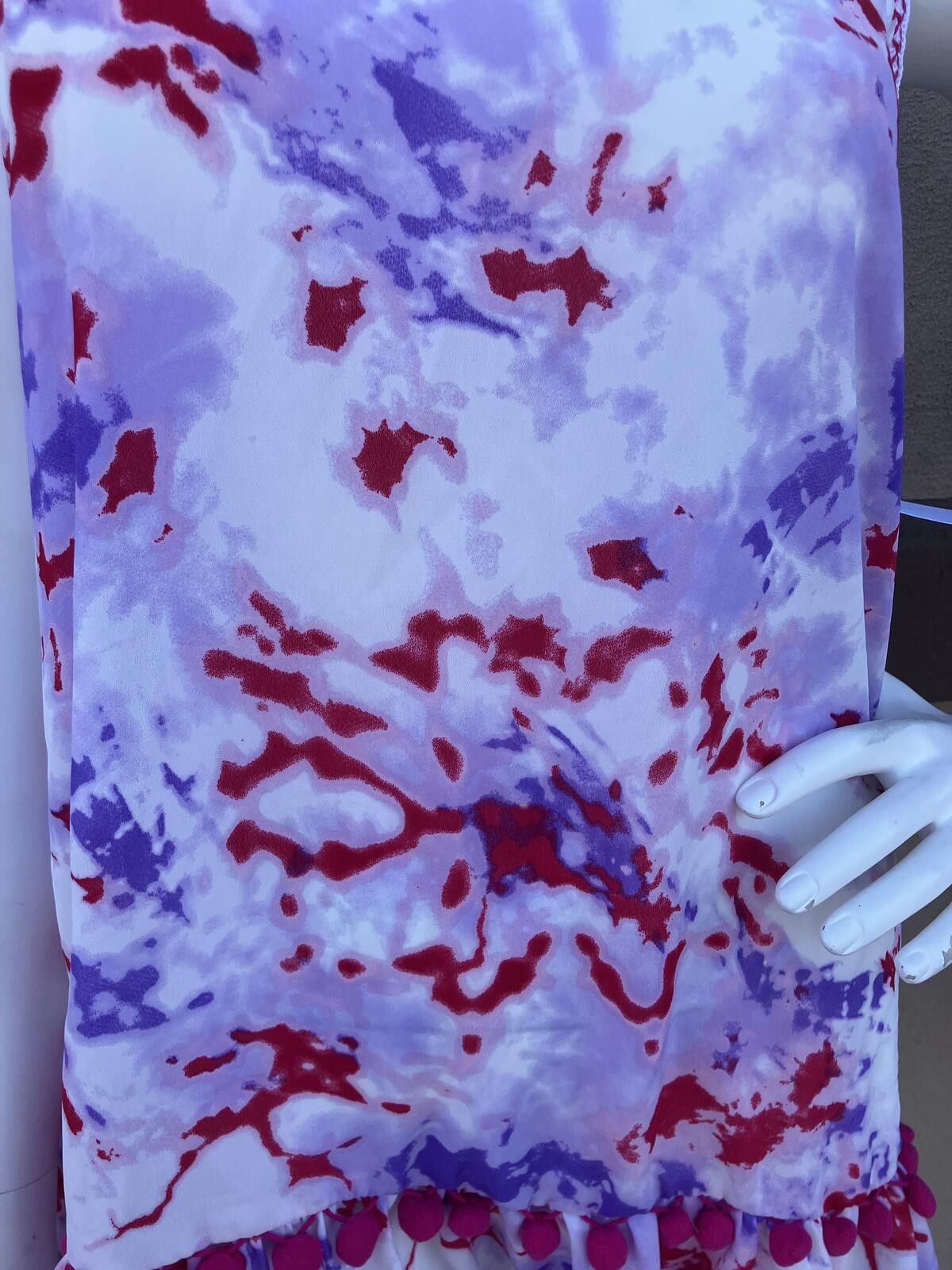 Other NWT Miken Swim Tie-Dye Ruffle Hem Dress Cover-Up Size Small Size ONE SIZE - 6 Thumbnail
