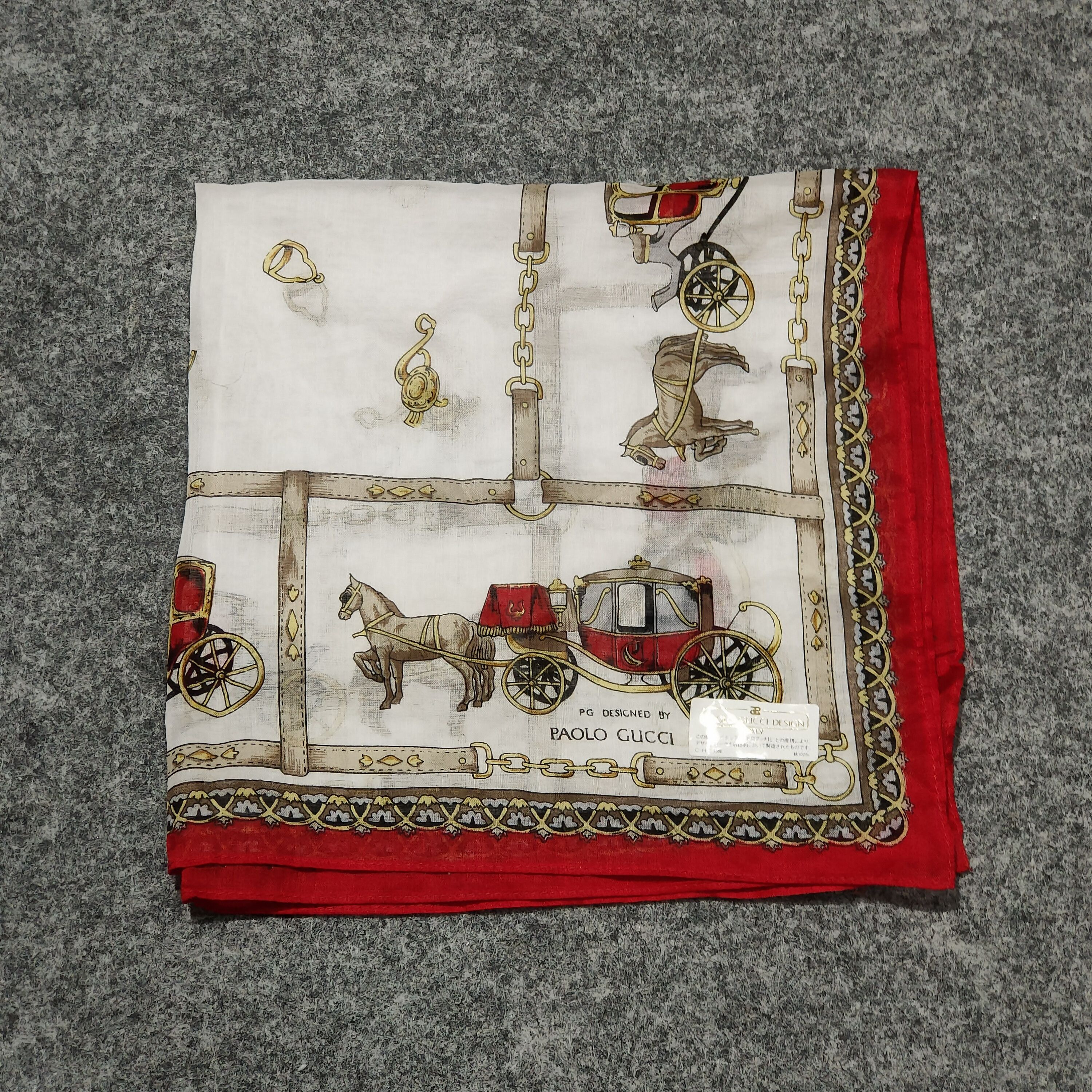 Paolo Gucci 🔥PAOLO GUCCI Handkerchief Size ONE SIZE - 1 Thumbnail