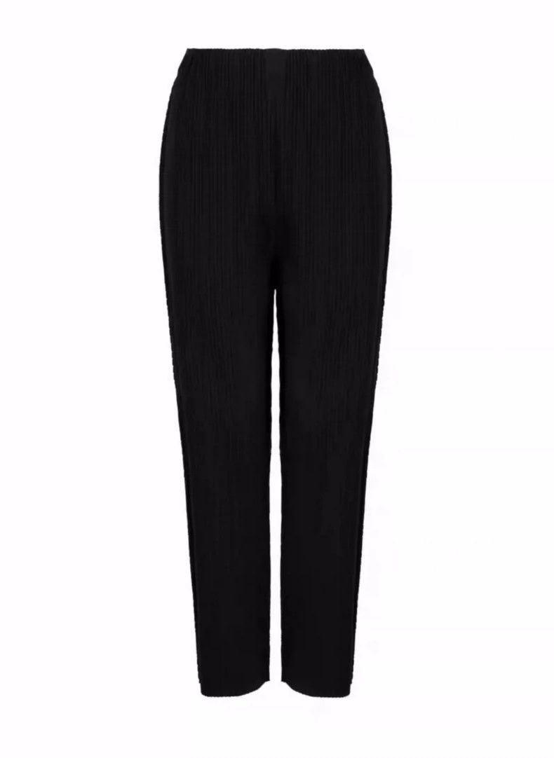 Issey Miyake Issey Miyake size:one size Black pleated pants Size 25" / US 0 / IT 36 - 1 Thumbnail