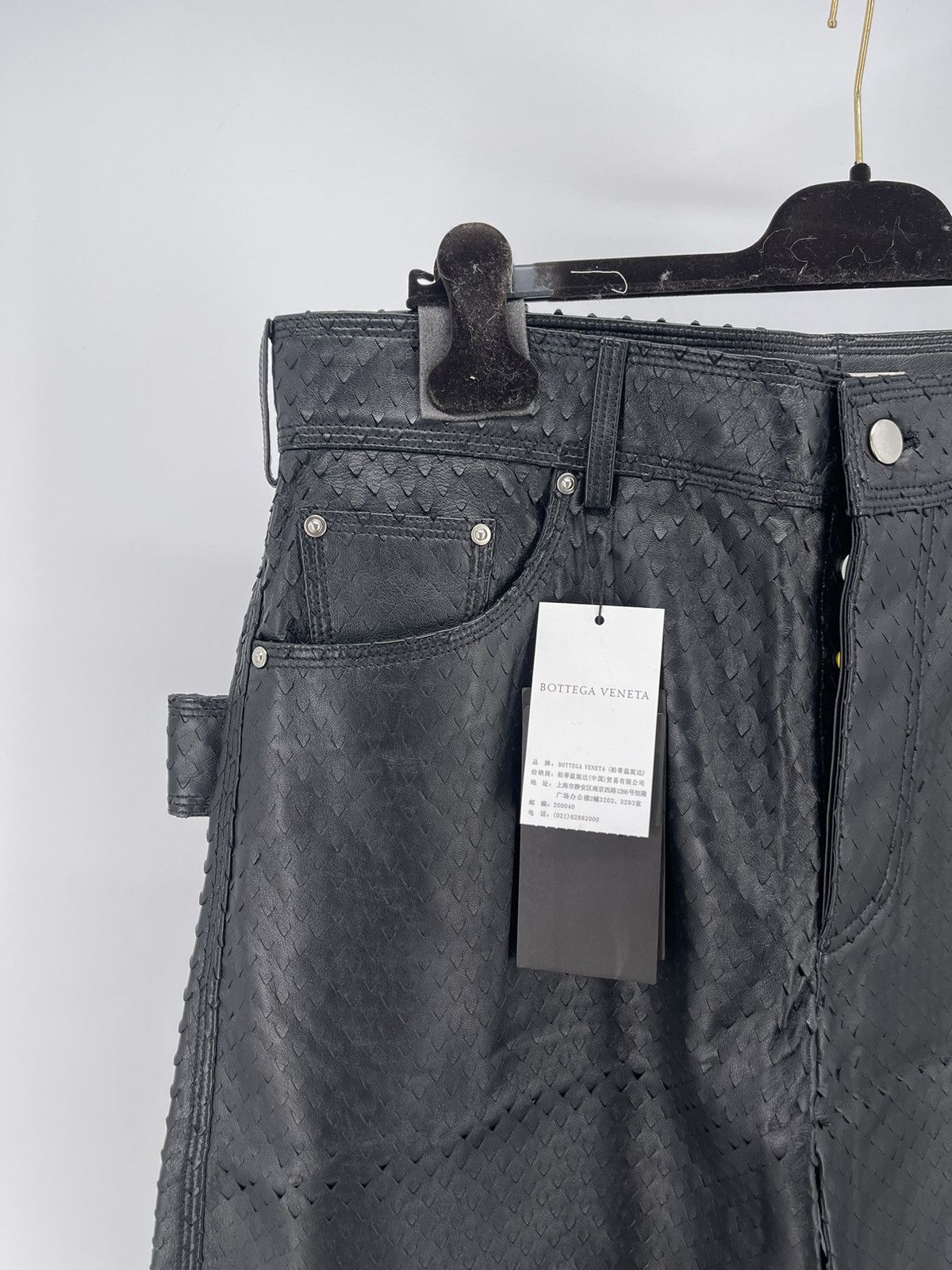 Bottega Veneta Bottega Leather Shorts Size 50RRP $4k Size US 34 / EU 50 - 3 Thumbnail