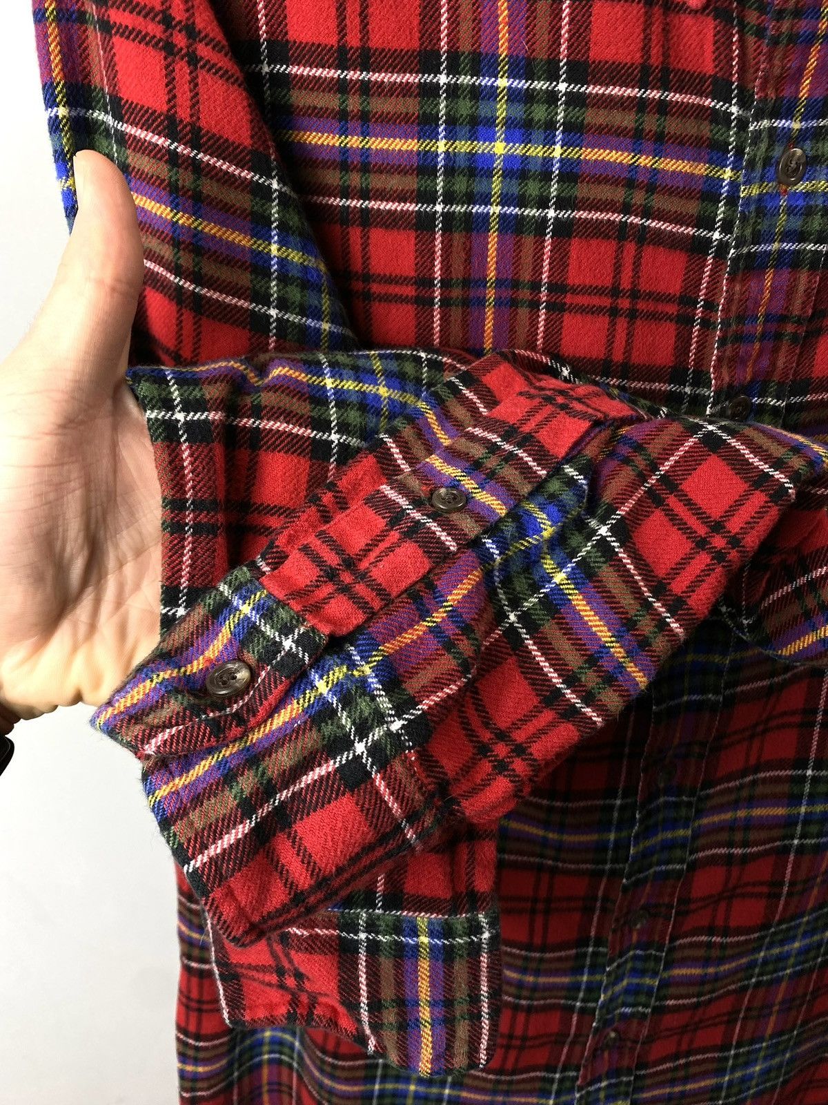 Polo Ralph Lauren 90’s Vintage Polo Ralph Lauren Flannel Plaid Checkered Shirt Size US S / EU 44-46 / 1 - 6 Thumbnail