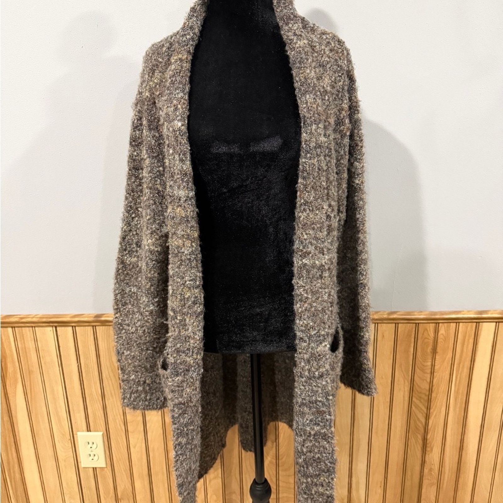 William Rast William Rast Textured Gray Boucle Long Cardigan Size Small Size S / US 4 / IT 40 - 8 Thumbnail