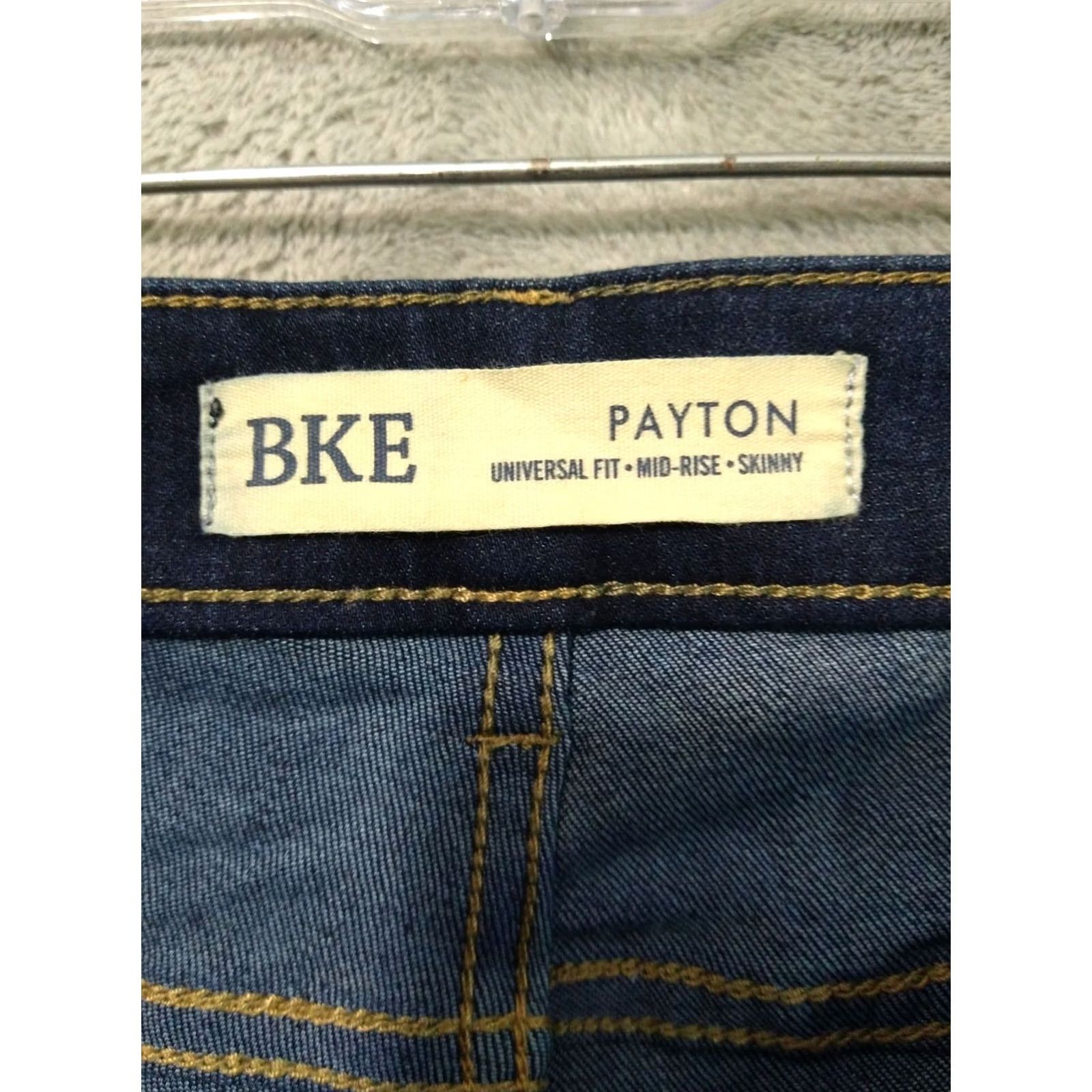 Vintage Buckle BKE Jeans Womens 29x31.5 Blue Denim Payton Universal Fit Mid Rise Skinny Size 29" - 7 Thumbnail