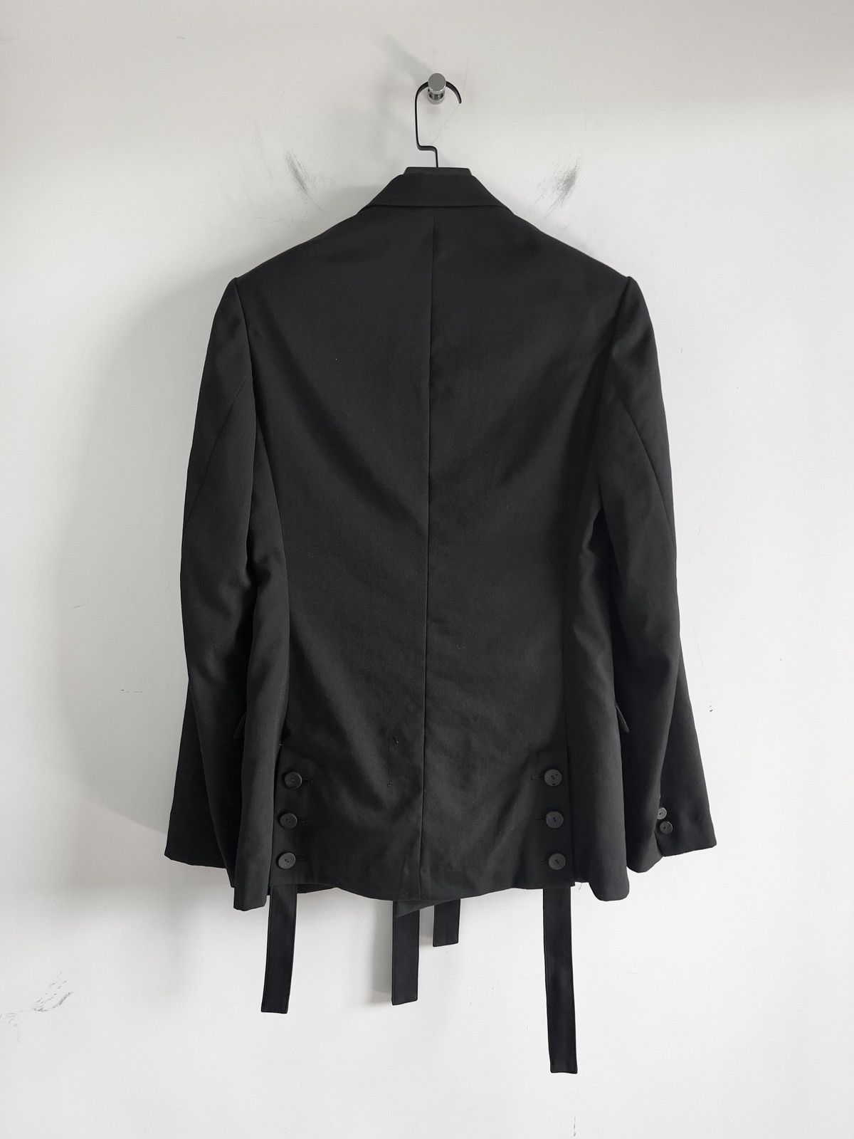 Yohji Yamamoto Yohji Yamamoto Pour Homme - 5 BELTS DOUBLE BREASTED JACKET Size US M / EU 48-50 / 2 - 2 Thumbnail