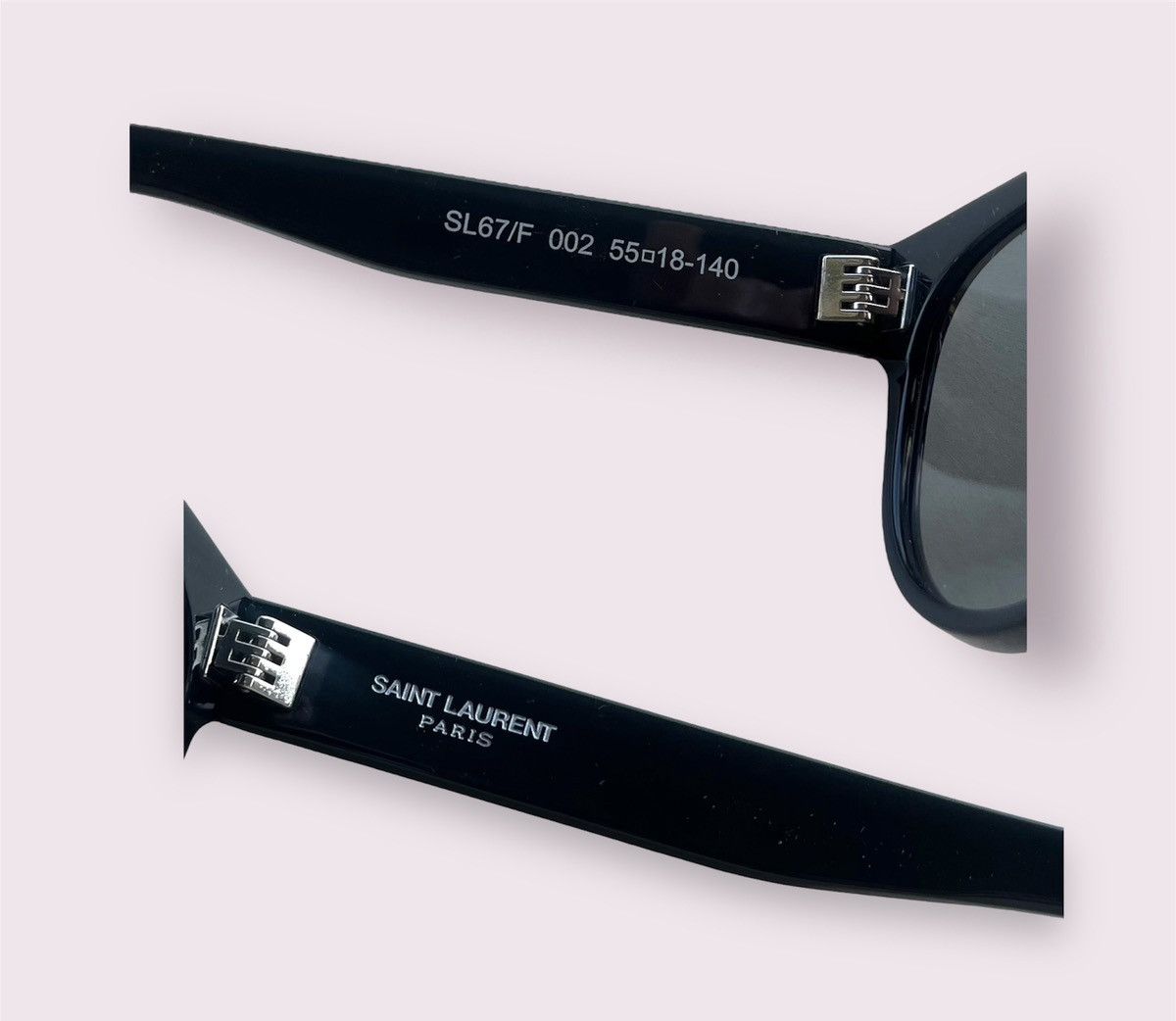 Saint Laurent Paris Saint Laurent Black Cat Eye SL 67 Black Women’s Sunglasses Size ONE SIZE - 13 Thumbnail