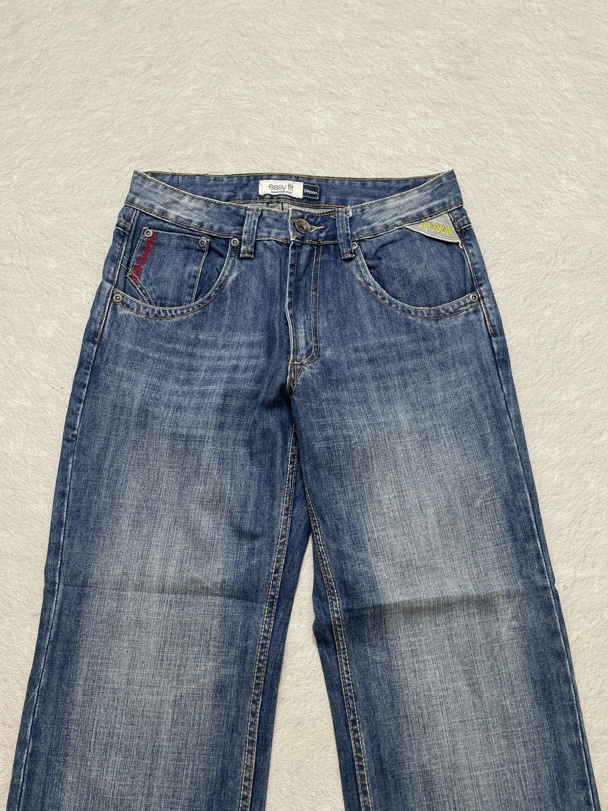 Number (N)ine 2000s Archival Japanese Baggy Jeans Washed Y2K Ifsix Number Size US 30 / EU 46 - 2 Thumbnail