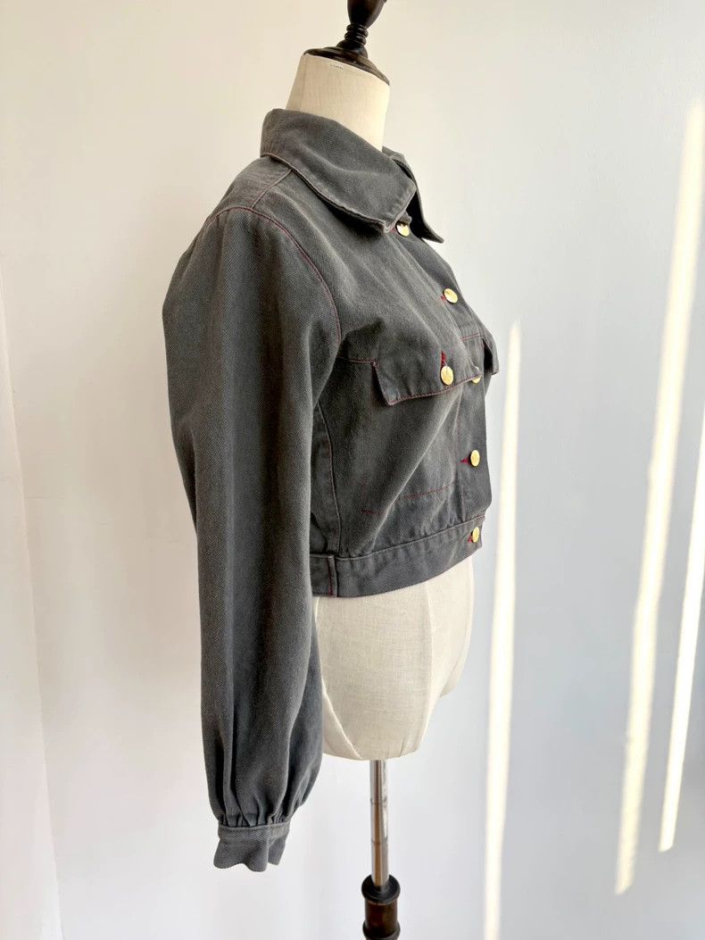 Vivienne Westwood Vivienne Westwood Gray old cowboy jacket with gold buttons Size XS / US 0-2 / IT 36-38 - 3 Thumbnail