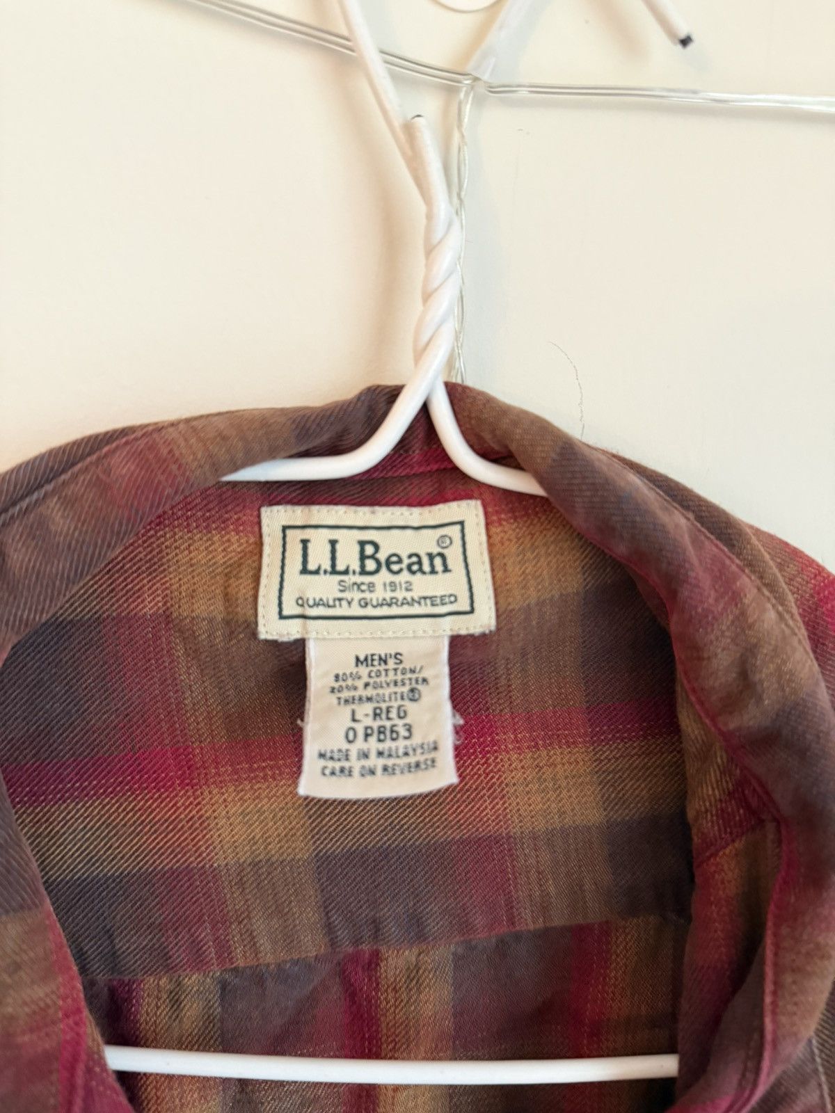 L.L. Bean L.L. Bean Plaid Button Up Size US L / EU 52-54 / 3 - 2 Thumbnail
