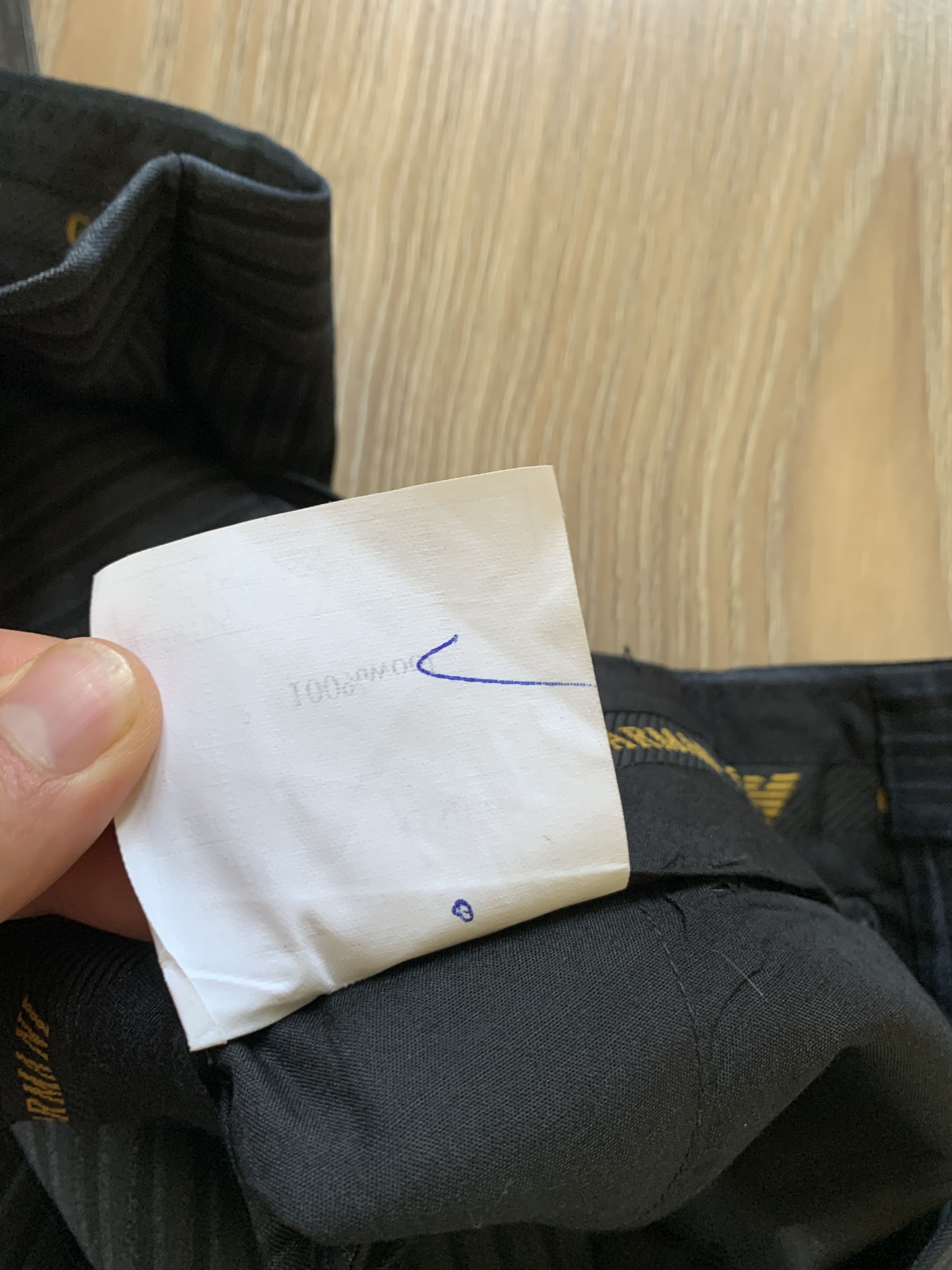 Giorgio Armani × Vintage Vintage Armani Le Collezioni Classic Formal Wool Trousers Size 54R - 11 Thumbnail