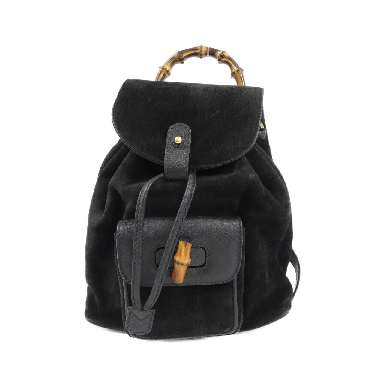 Gucci Gucci Gucci Suede Leather Backpack Leather Backpack 0031705 DUTY FREE for USA Size ONE SIZE - 1 Thumbnail