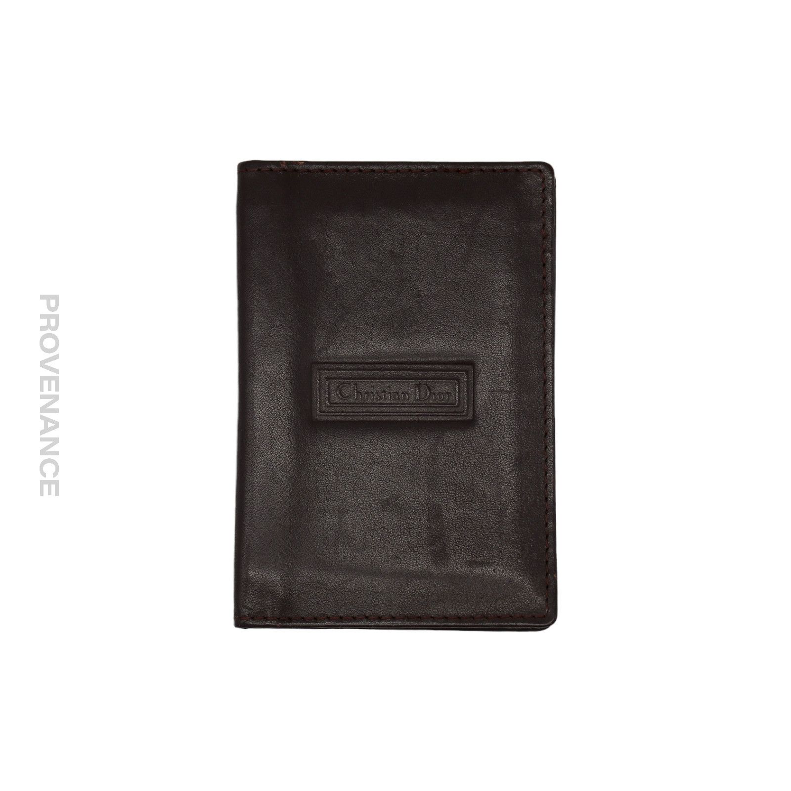 image of Christian Dior Monsieur Christian Dior Pocket Organizer Wallet - Dark Chocolate in Brown, Men's
