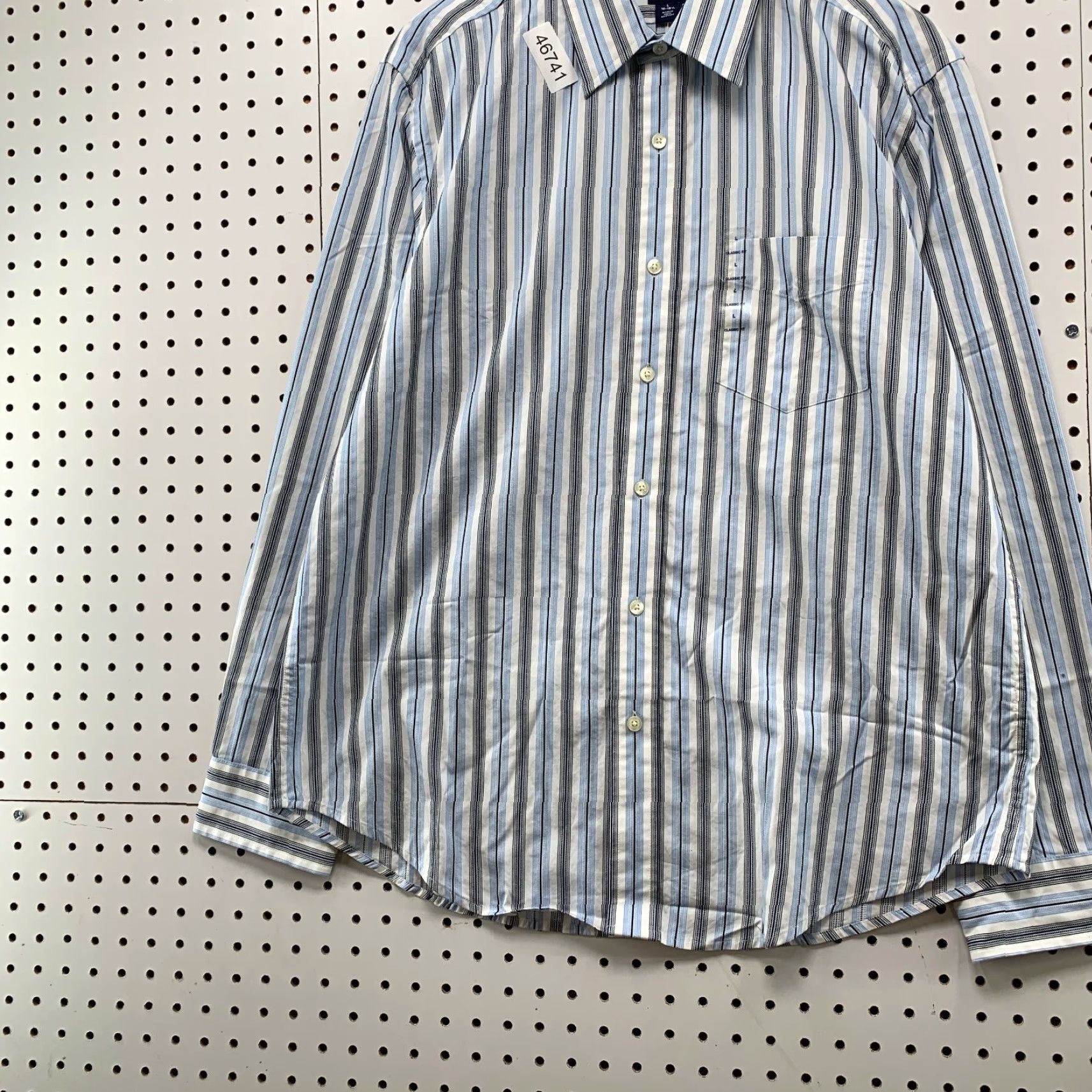 Gap VINTAGE GAP Button-Up Shirt Mens XL Blue Striped Long Sleeve Classic Fit Collared Button N/A Size US XL / EU 56 / 4 - 5 Thumbnail
