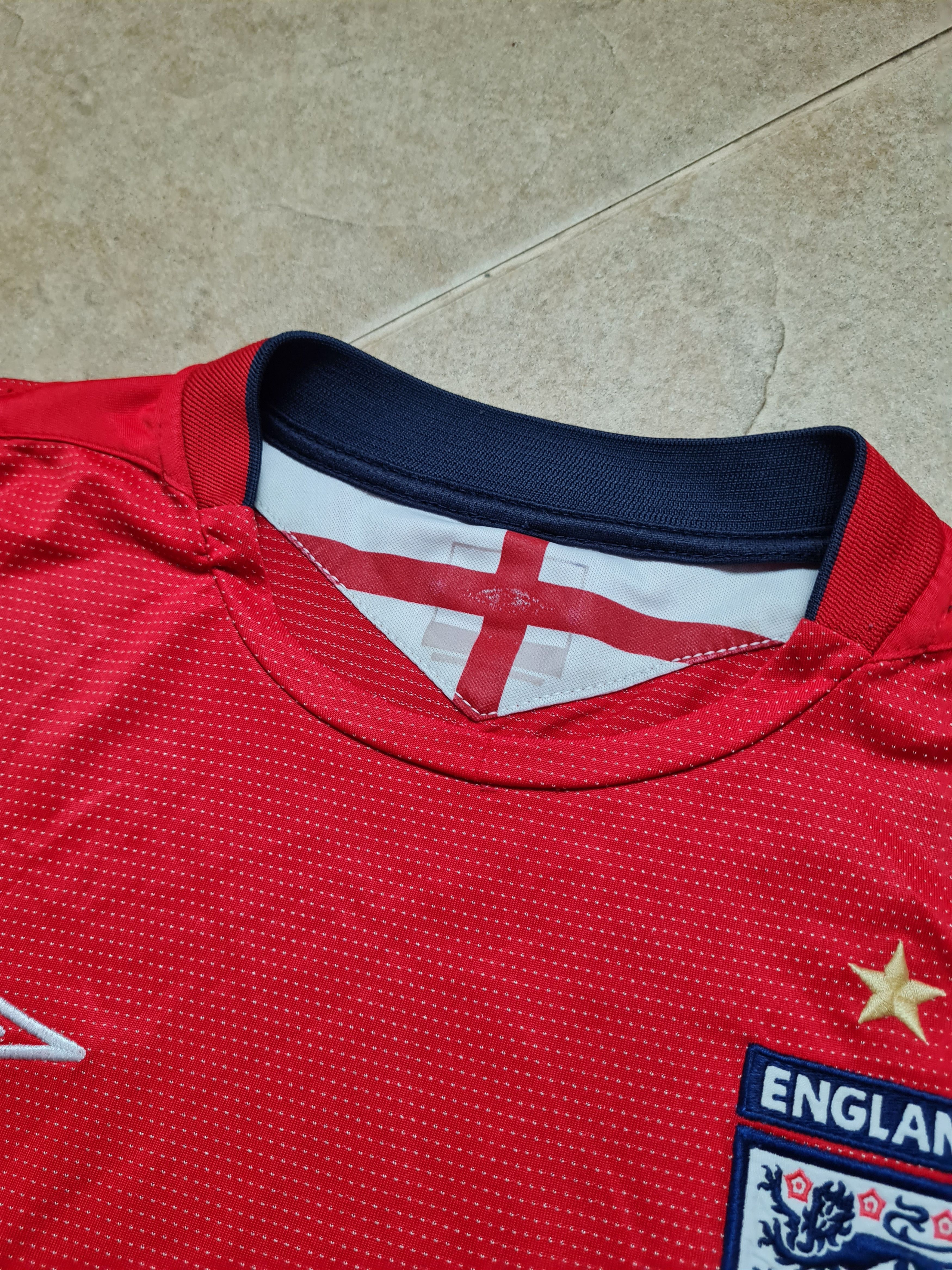 Umbro Soccer Shirt England Umbro 2004/05 Away Football Jersey Kit Size US L / EU 52-54 / 3 - 18 Thumbnail