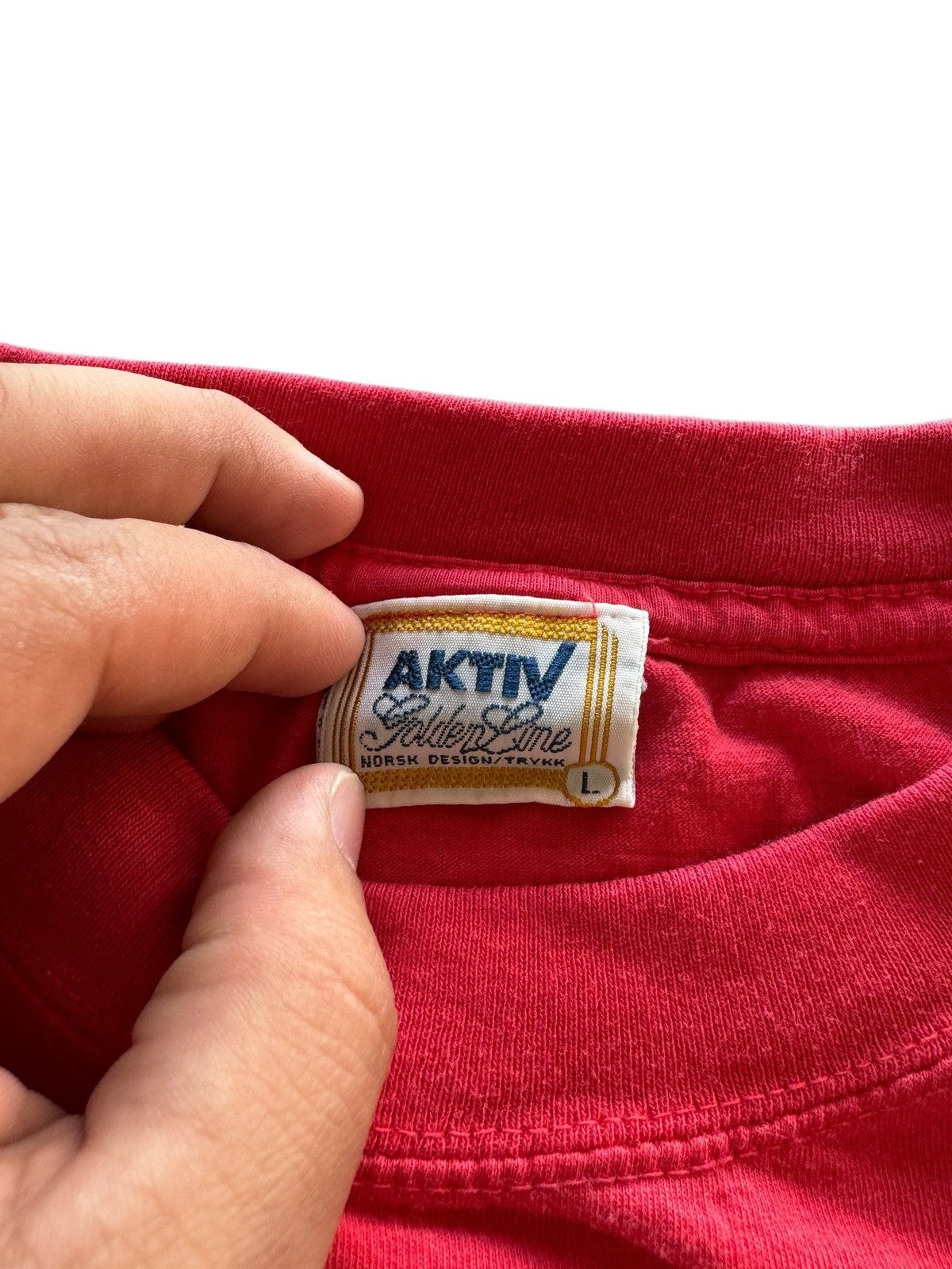 Other × Vintage Vintage 1994 Norway Winter Olympics Aktiv Golden Line Tee Size L / US 10 / IT 46 - 3 Thumbnail