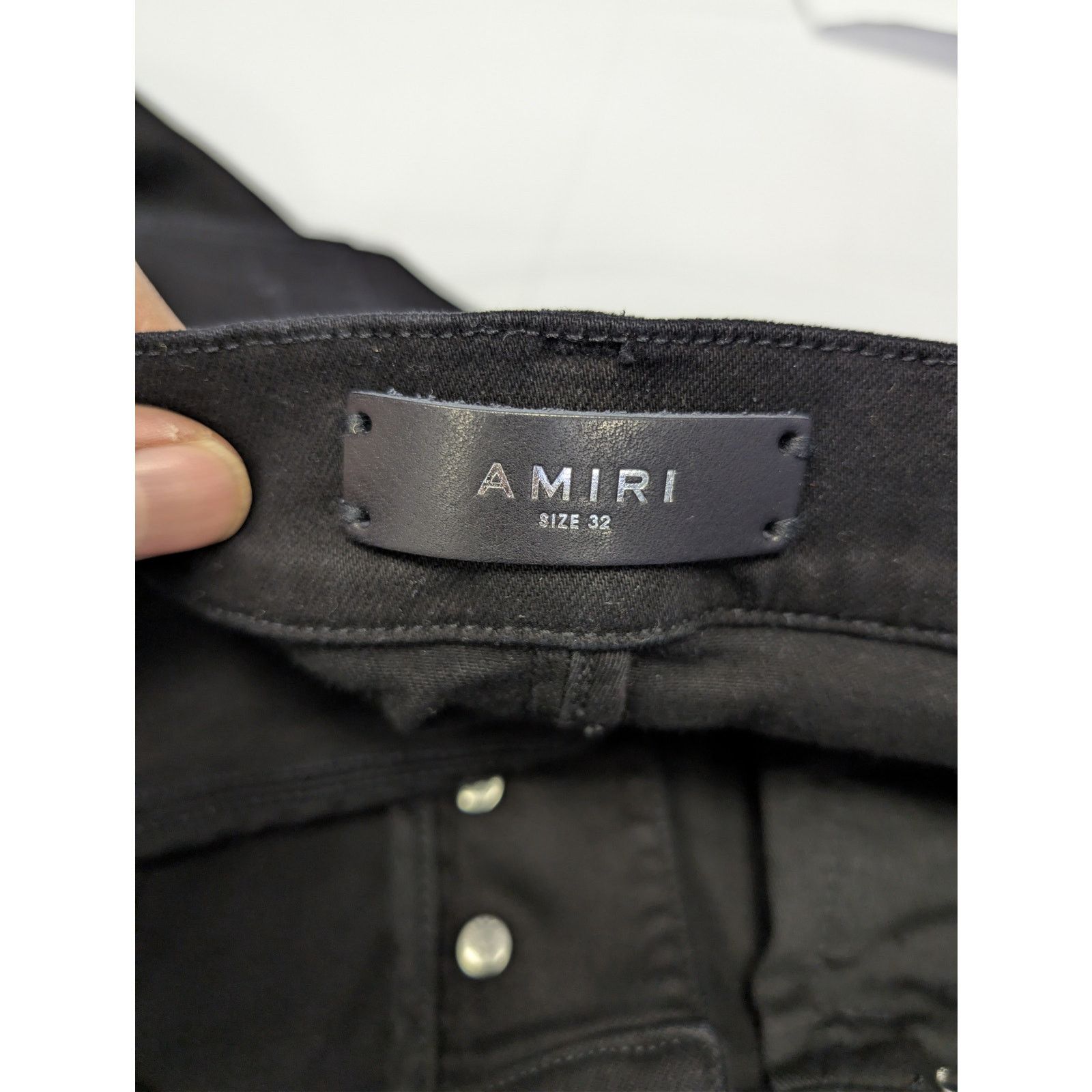 Amiri o1rshd1 Boucle Mx1 Jean in Black Size US 32 / EU 48 - 18 Thumbnail
