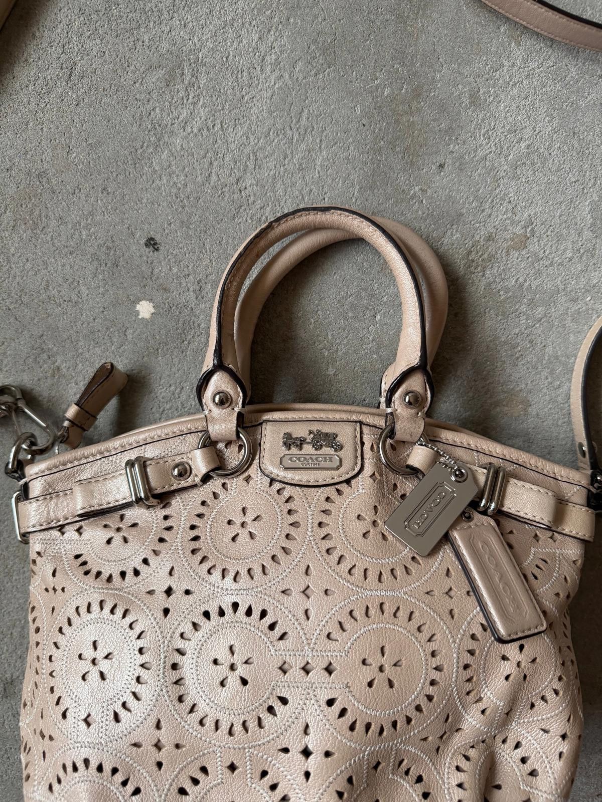 Coach Coach 2Way Madison Shoulder Bag Beige Size ONE SIZE - 3 Thumbnail
