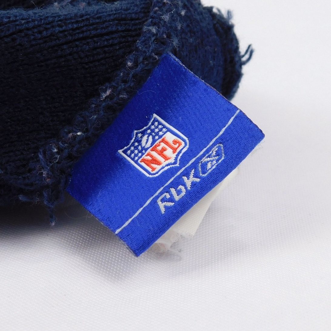 Reebok New England Patriots Beanie Blue Red Script Logo Reebok Y2K Size ONE SIZE - 4 Thumbnail
