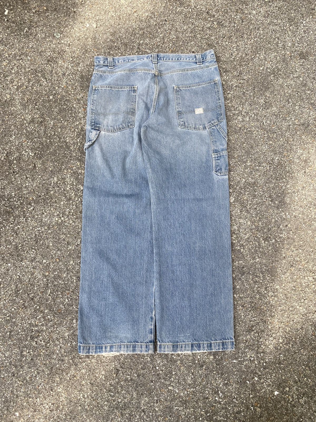 Levi's Baggy Carpentar Washed Jeans Levis Strauss Signature Denim Size US 36 / EU 52 - 8 Thumbnail