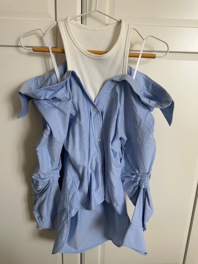 Alexander Wang Alexander Wang Women's Cold Shoulder Shirt- Size XS / US 0-2 / IT 36-38 - 2 Thumbnail