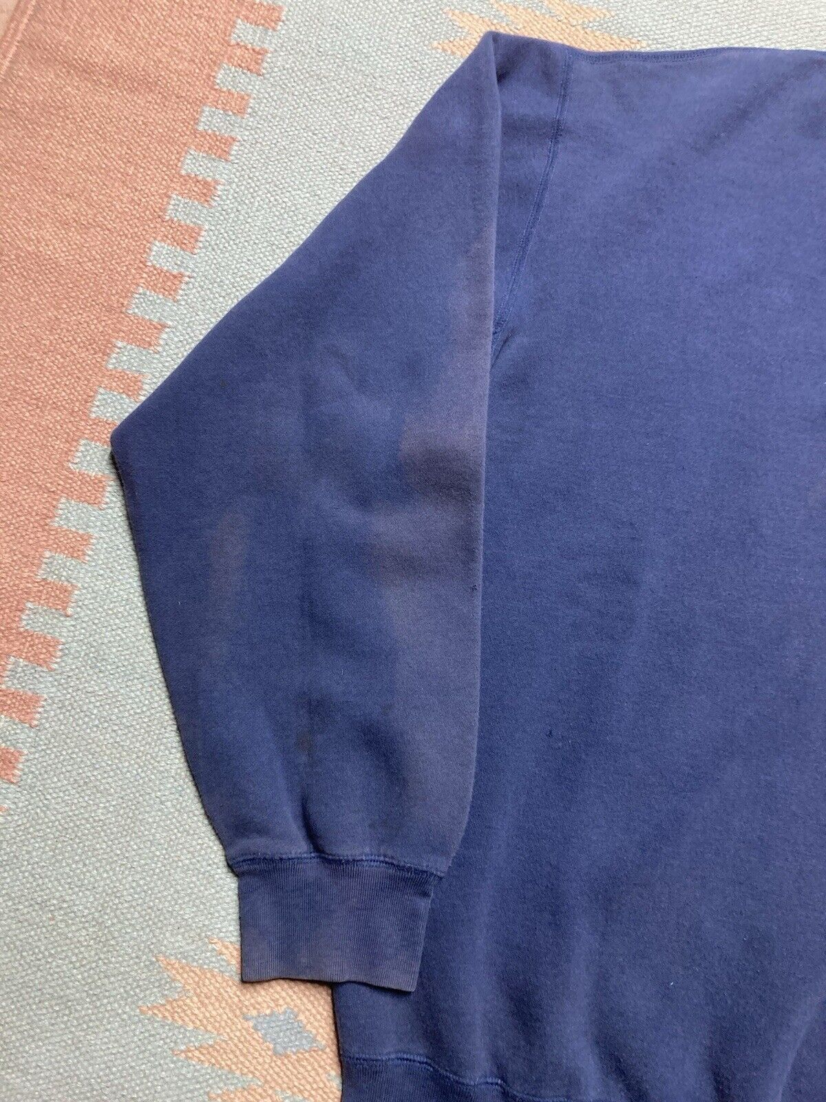 Polo Ralph Lauren × Vintage VTG crewneck sweatshirt polo Ralph Lauren faded blue blank L Size US L / EU 52-54 / 3 - 3 Thumbnail