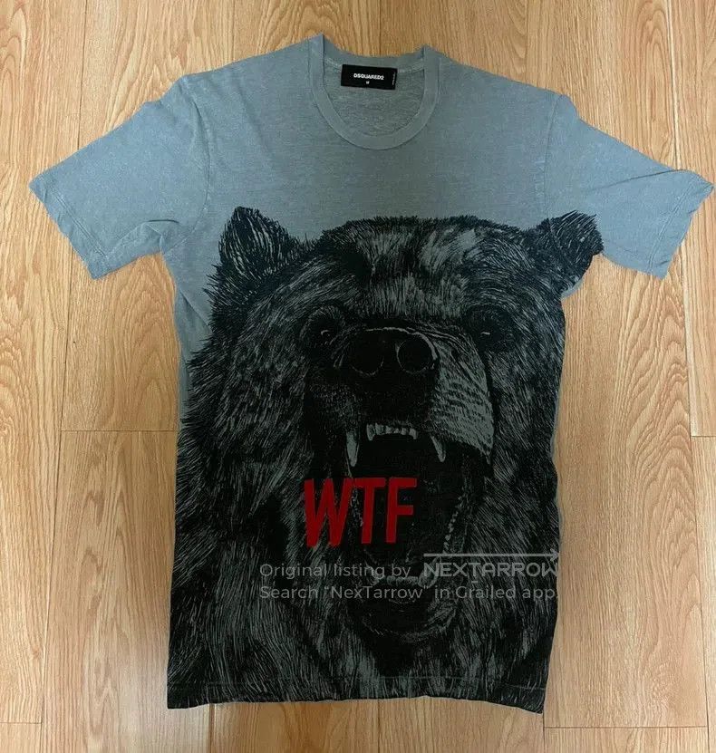 Dsquared2 DSquared2 WTF Bear Print Short Sleeve T. Size US M / EU 48-50 / 2 - 3 Thumbnail