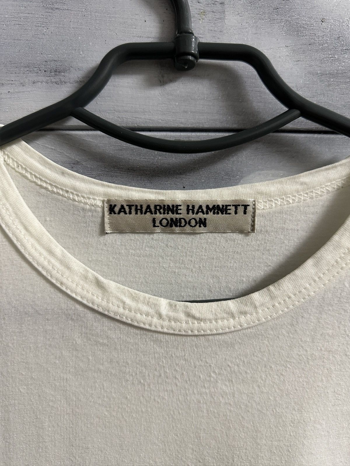 Katharine Hamnett London Rare Vintage T-Shirt Katharine Hamnet London Luxury Size US XXL / EU 58 / 5 - 6 Thumbnail
