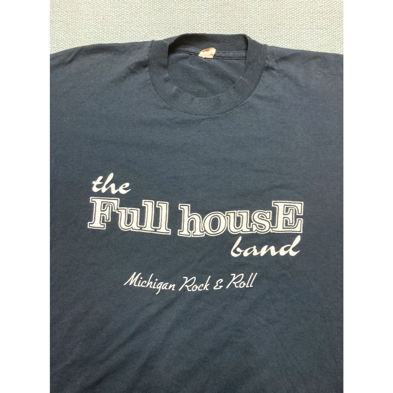 Vintage VINTAGE Screen Stars 80s T-Shirt Men XL Black the Full House Band Michigan Rock & Roll Size US XL / EU 56 / 4 - 2 Thumbnail