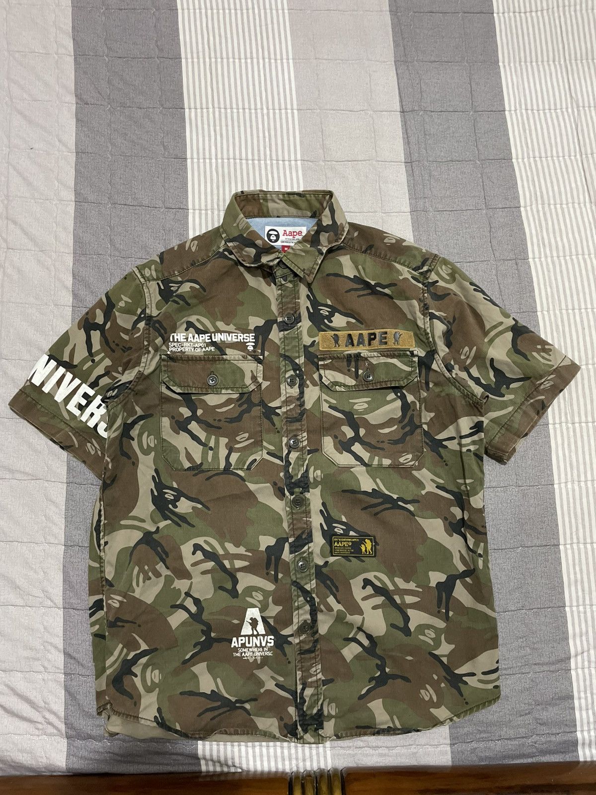 Aape Shirt A BATHING APE AAPE Size US M / EU 48-50 / 2 - 2 Thumbnail
